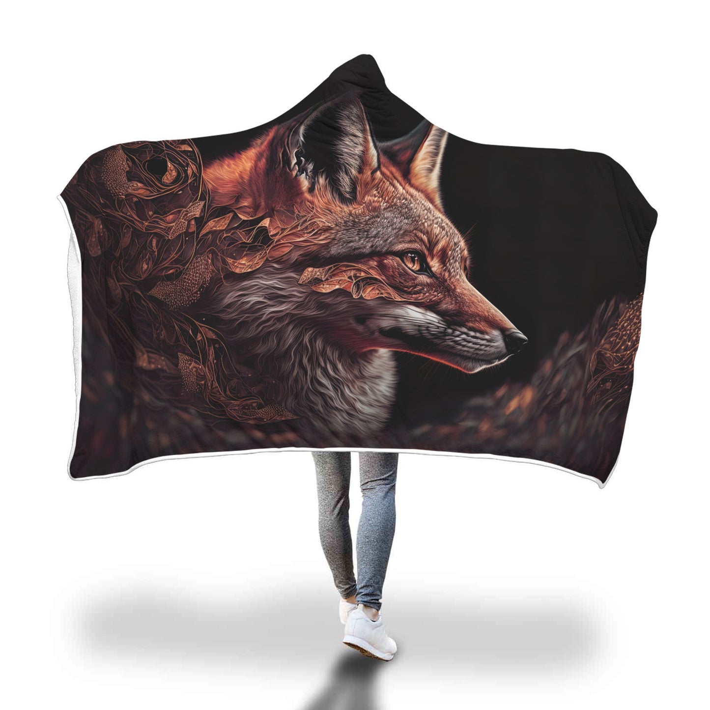 Fox Hooded Blanket