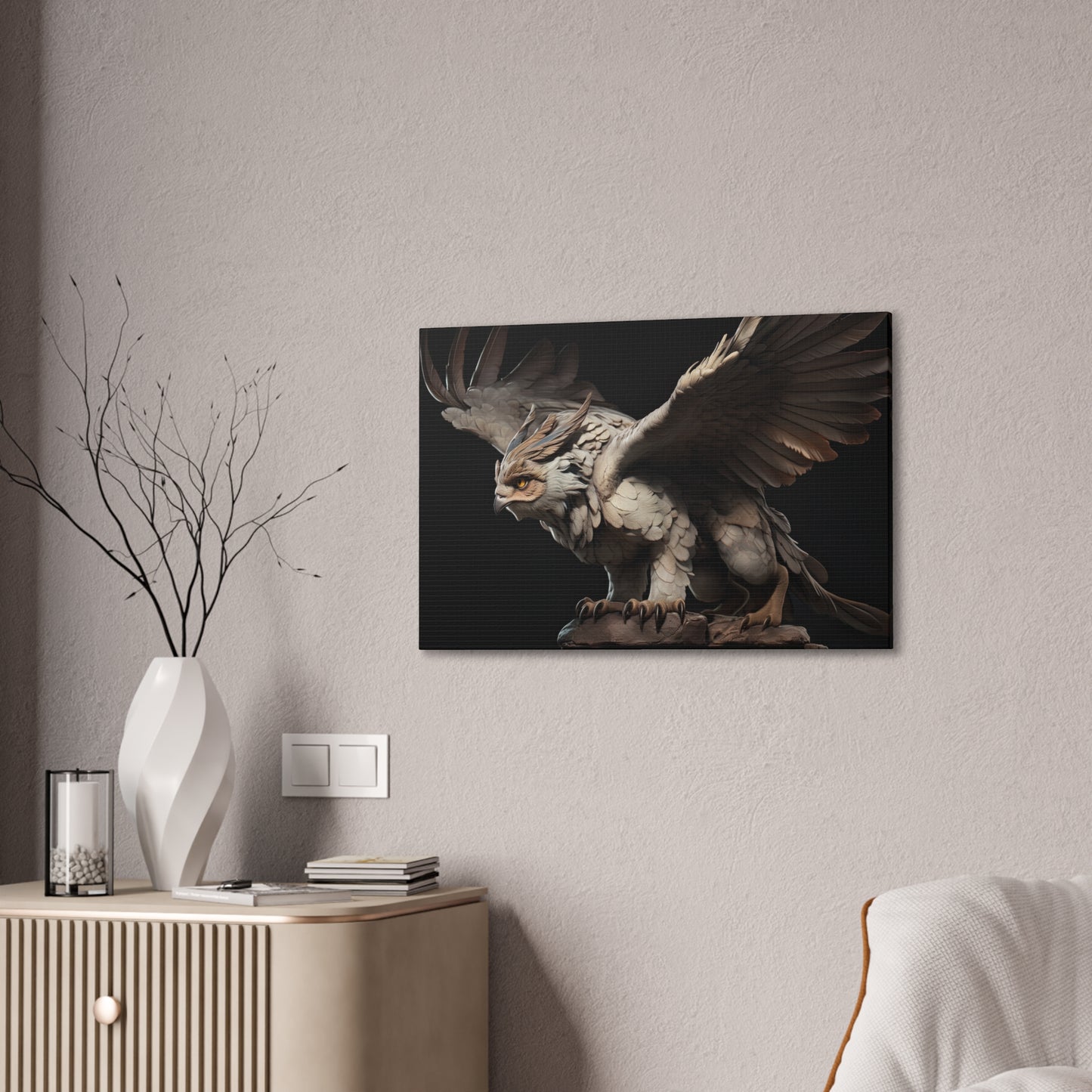 "Gaze Of The Griffon"  Canvas Stretched, 0.75" - Print