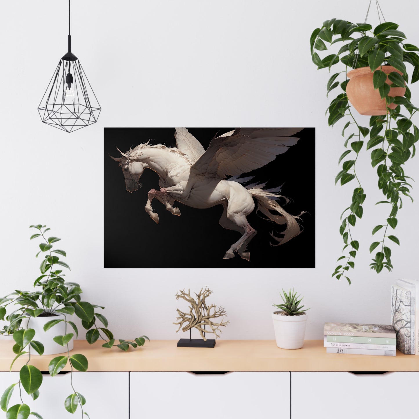 "Cloud Jumper Pegasus" Poster - Print