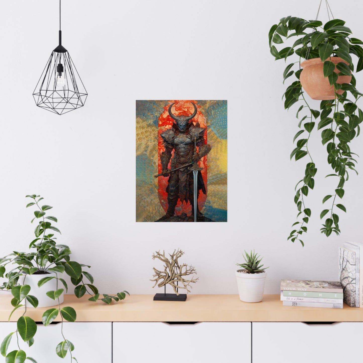 "Minotaur Champion" Poster - Print