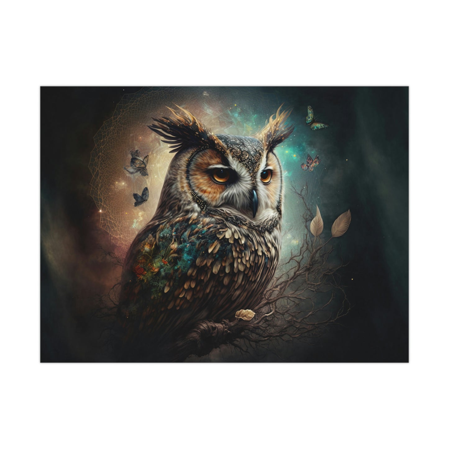 "Forest Spirit Owl" Poster - Print