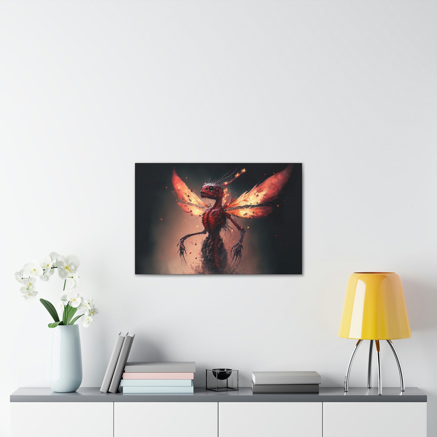 "Dragon Spryte Resurrection" Canvas Stretched, 0.75" - Print