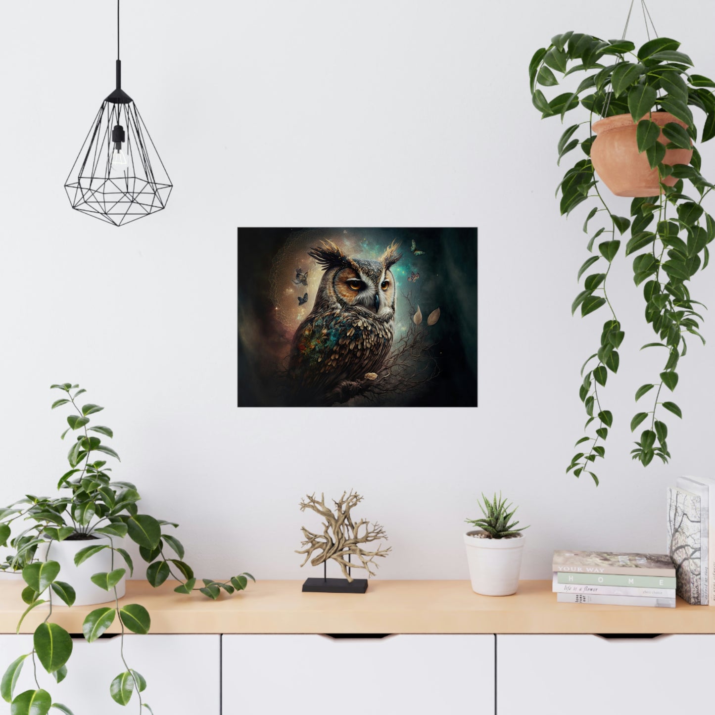 "Forest Spirit Owl" Poster - Print