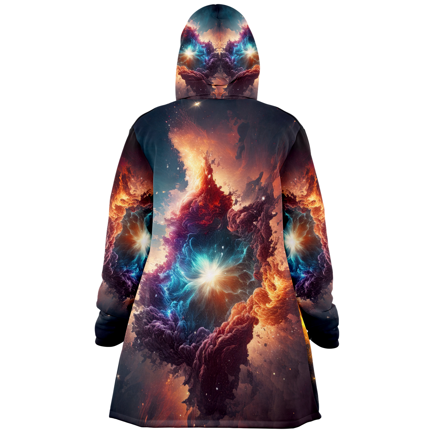 Galaxy Drift Microfleece Festival Cloak