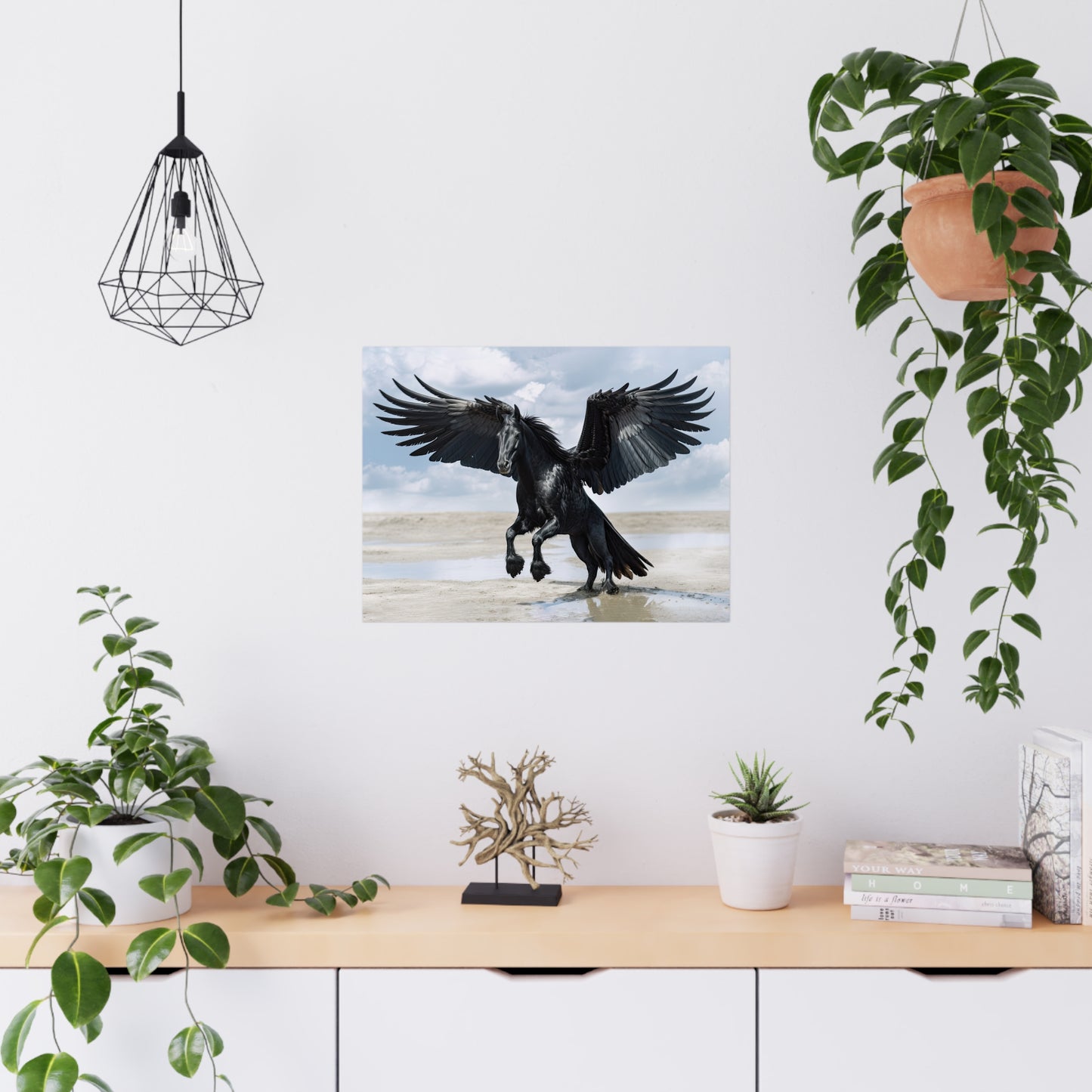 "Midnight Pegasus" Poster - Print