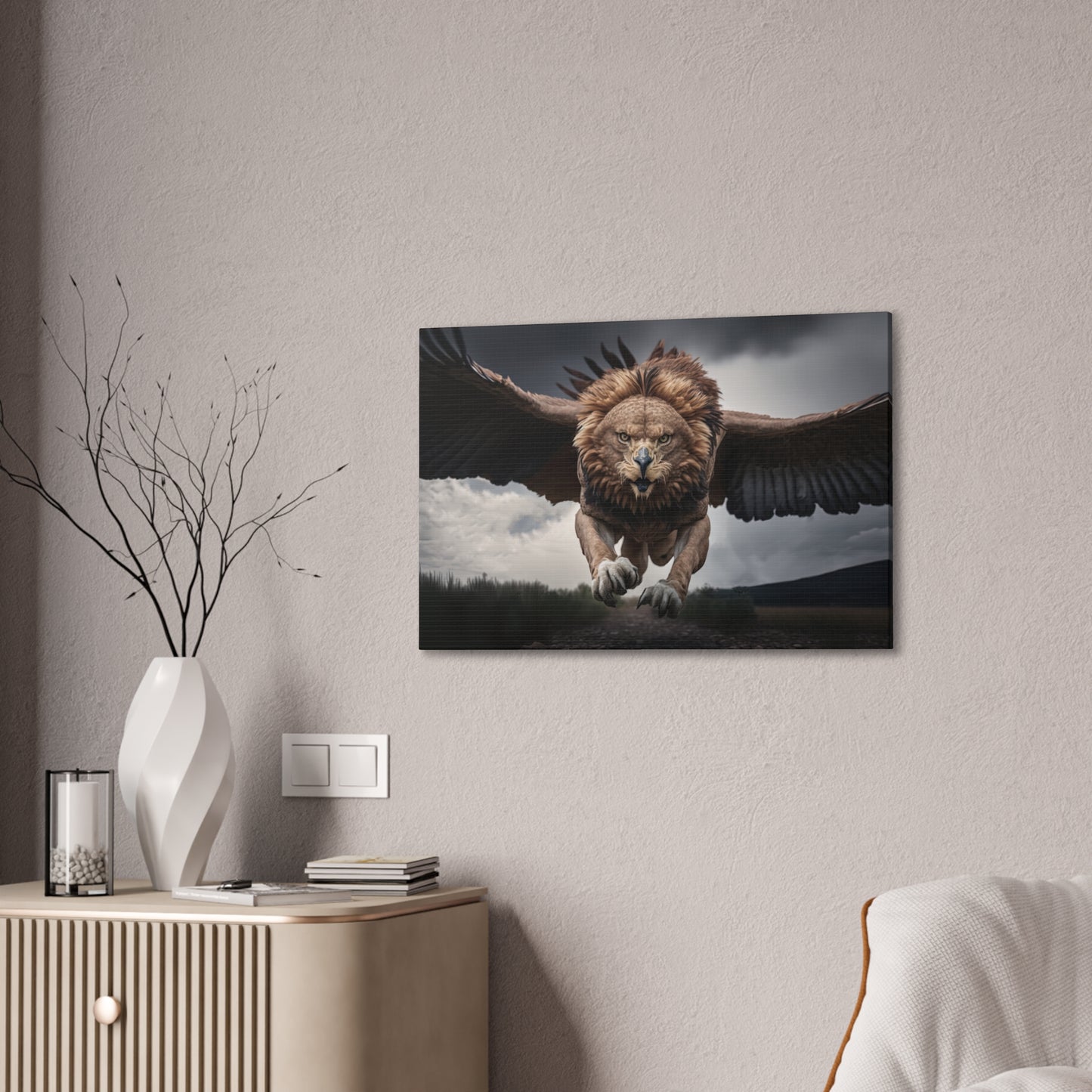 "Wildlife Griffon"  Canvas Stretched, 0.75" - Print