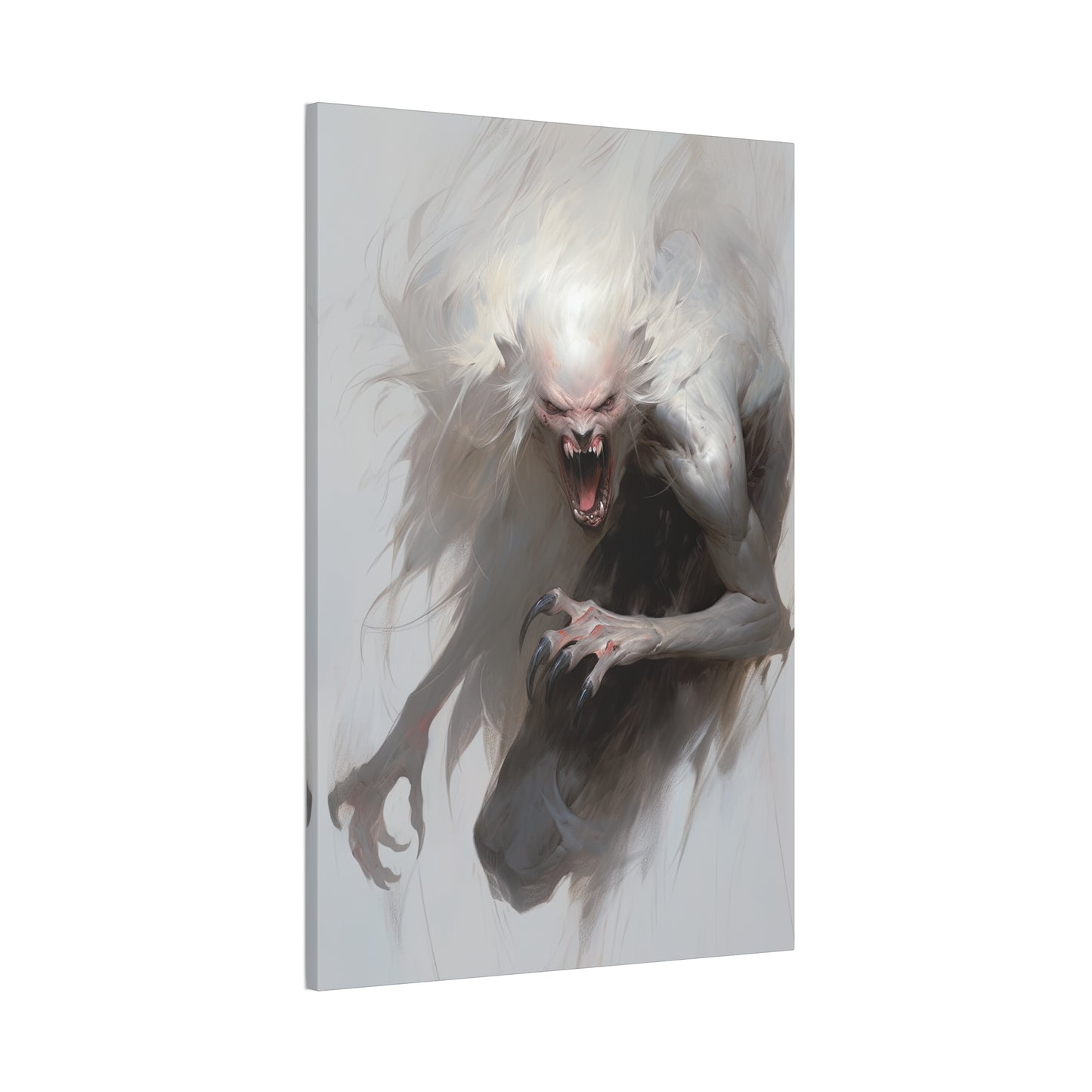 "Frosbite Werewolf" Canvas Stretched, 0.75" - Print