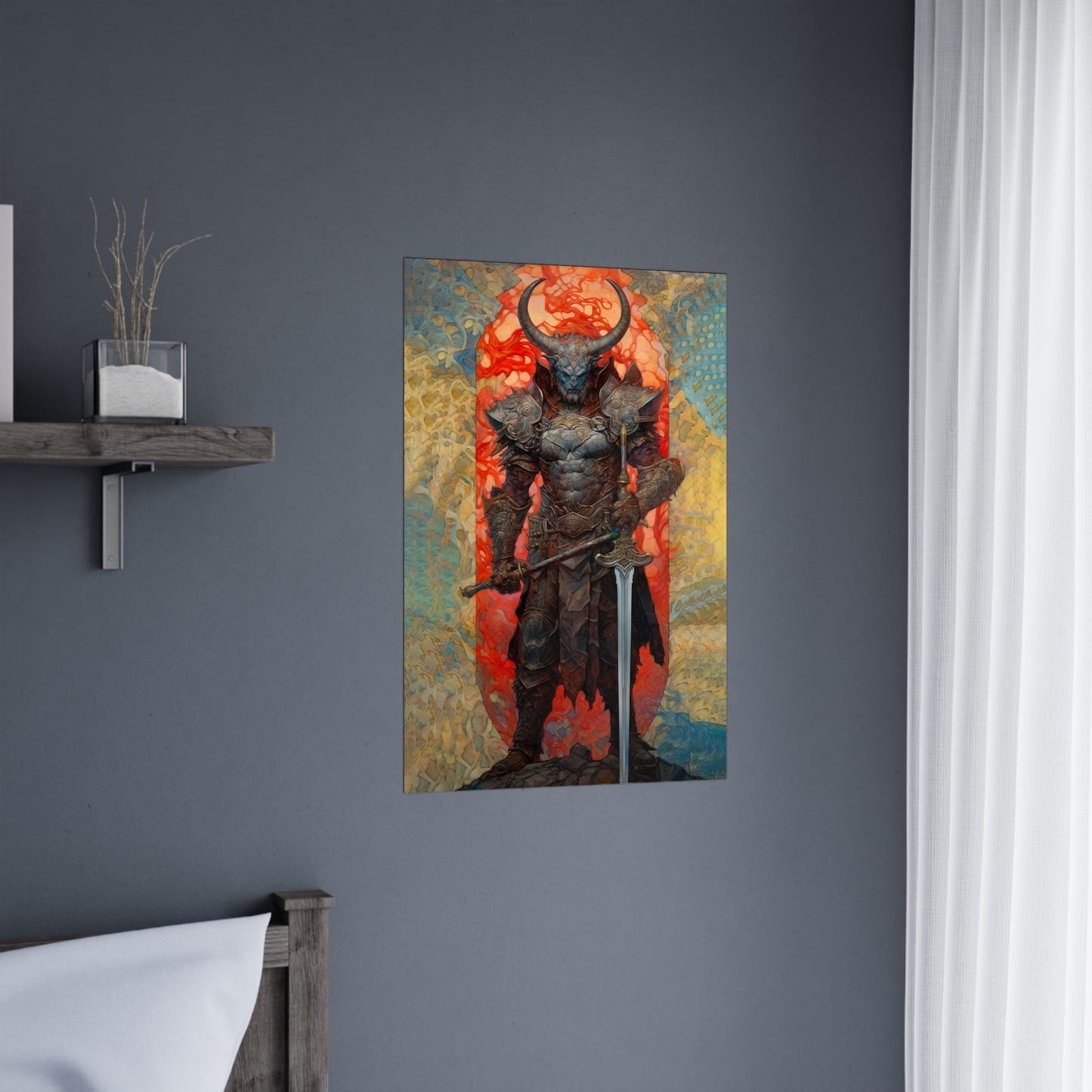 "Minotaur Champion" Poster - Print