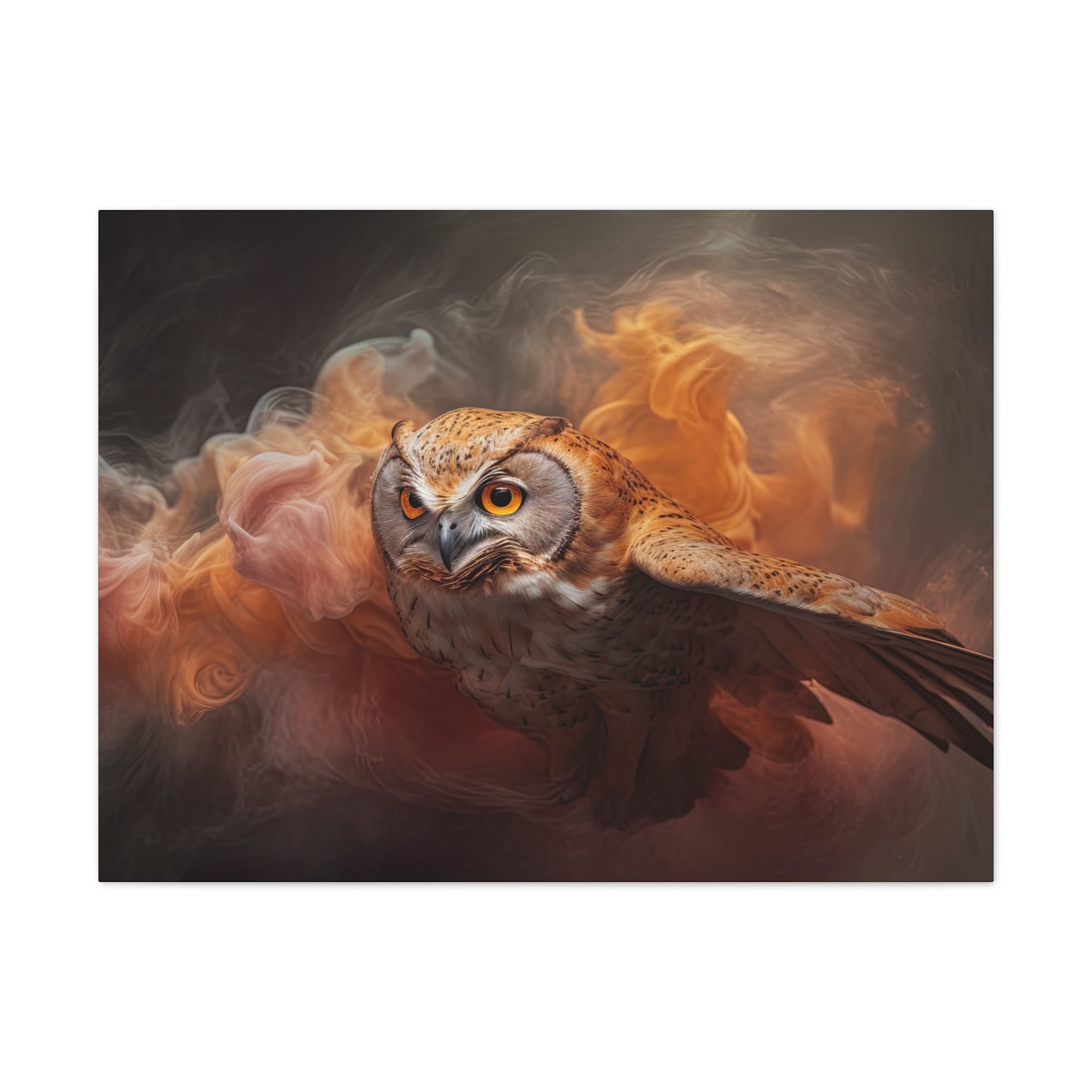 Smoke And Feathers"  Canvas Stretched, 0.75" - Print