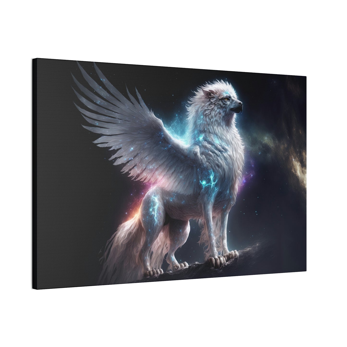 "Galactic Griffon" Canvas Stretched, 0.75" - Print