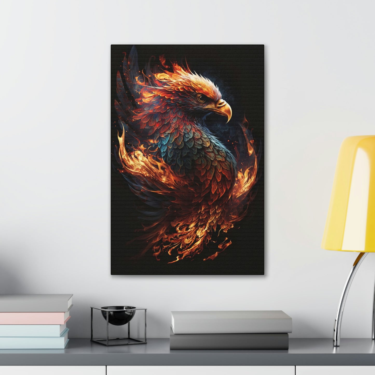 "Phoenix Flare" Canvas Stretched, 0.75" - Print