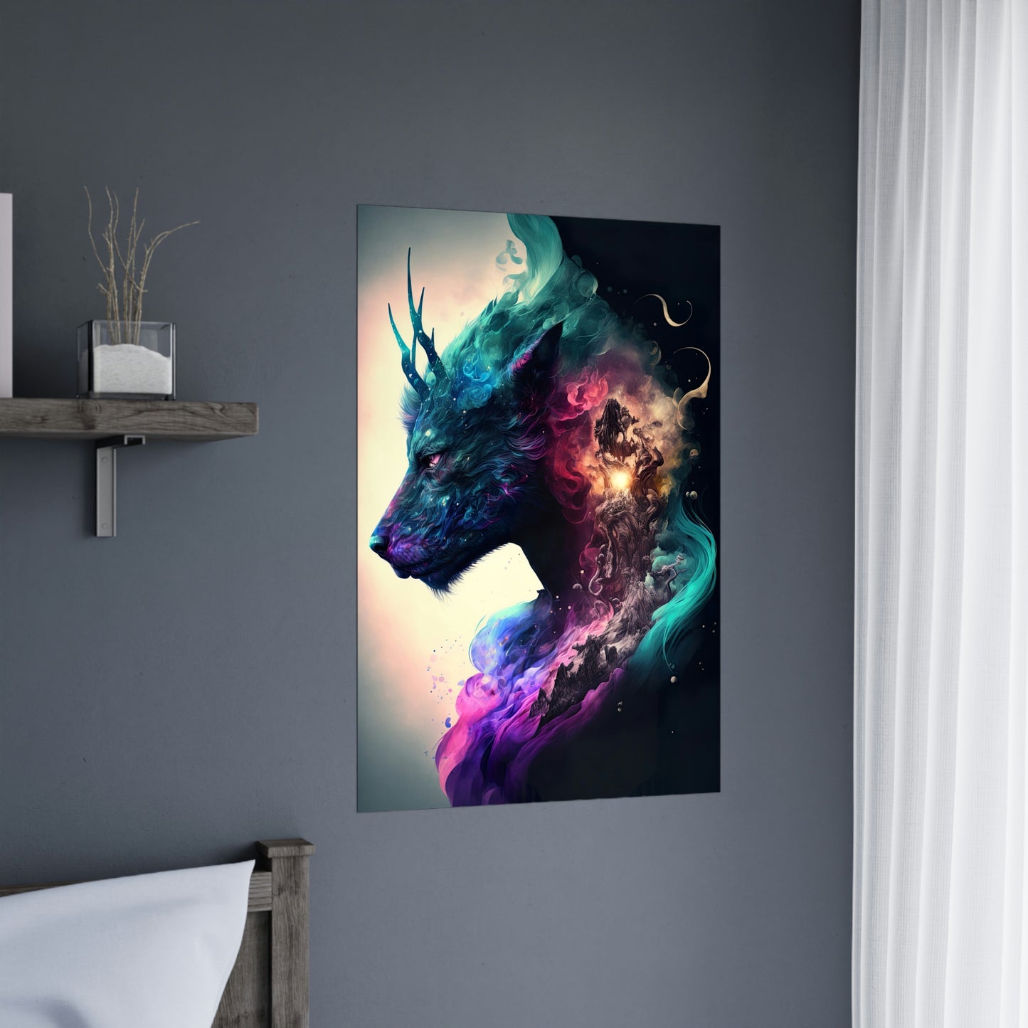 "Cervitaur Deity" Poster - Print