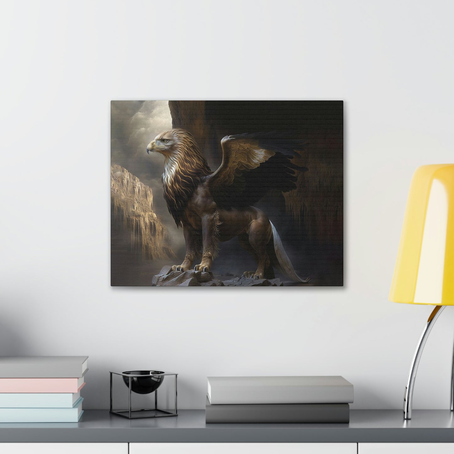 "Griffon Guard" Canvas Stretched, 0.75" - Print