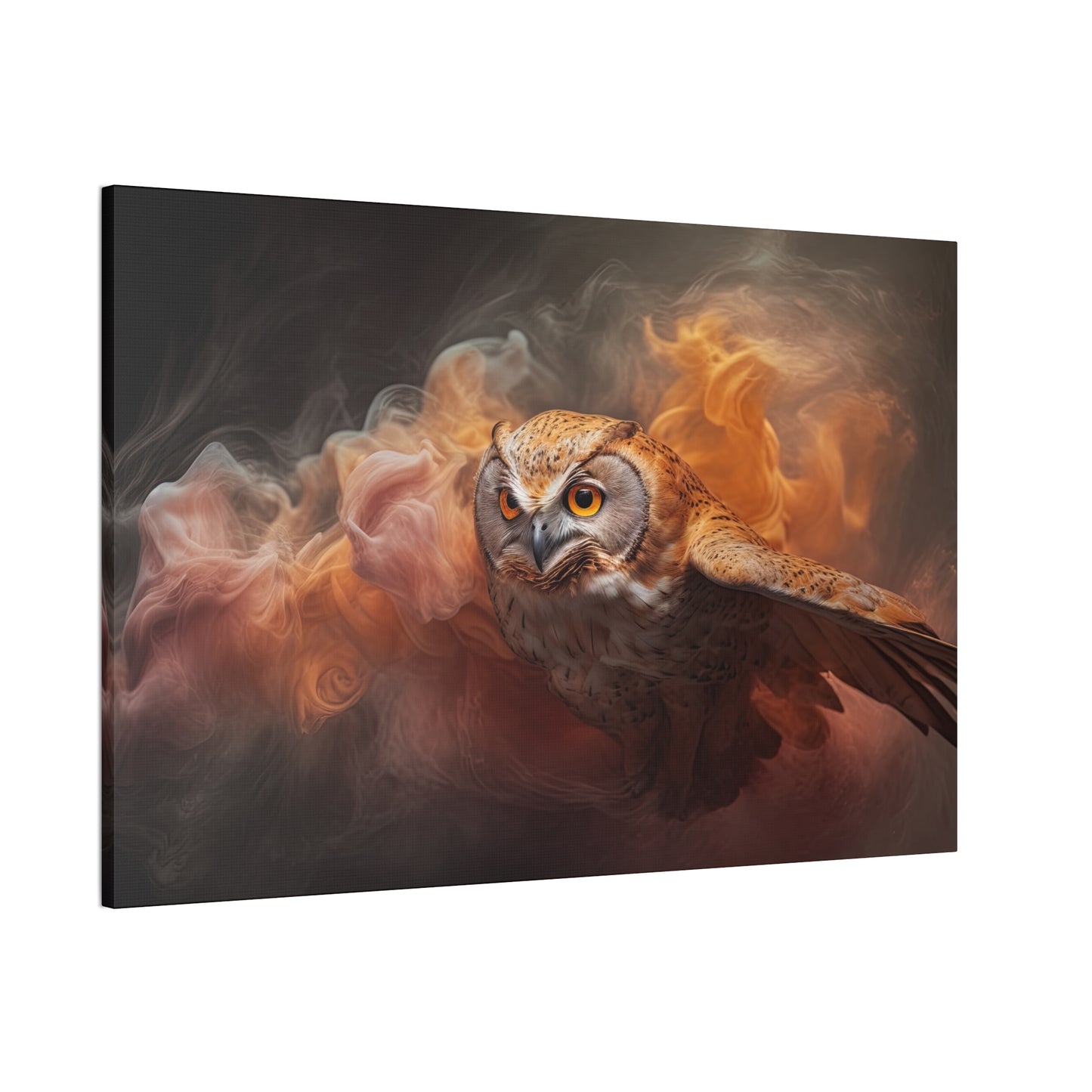 Smoke And Feathers"  Canvas Stretched, 0.75" - Print