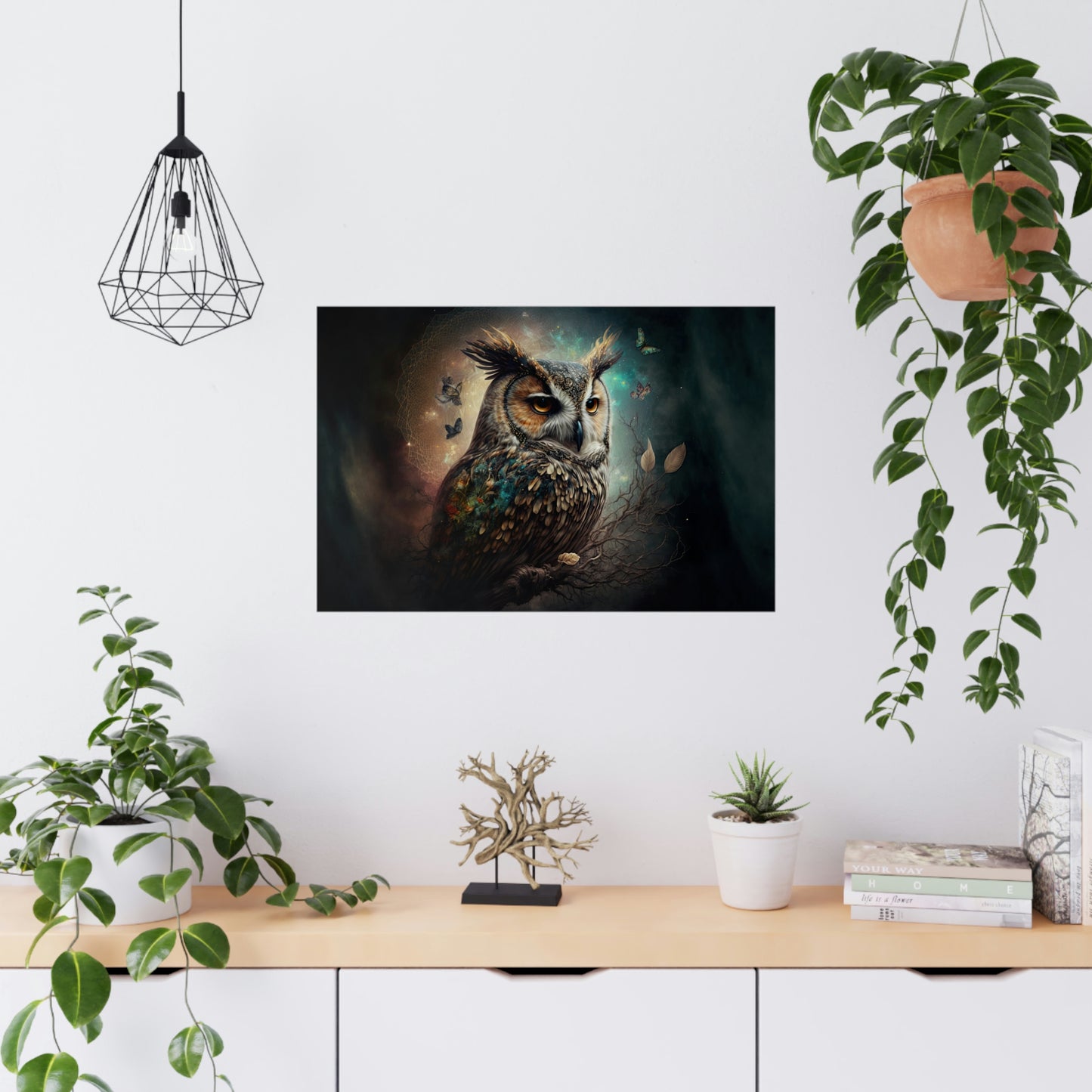 "Forest Spirit Owl" Poster - Print