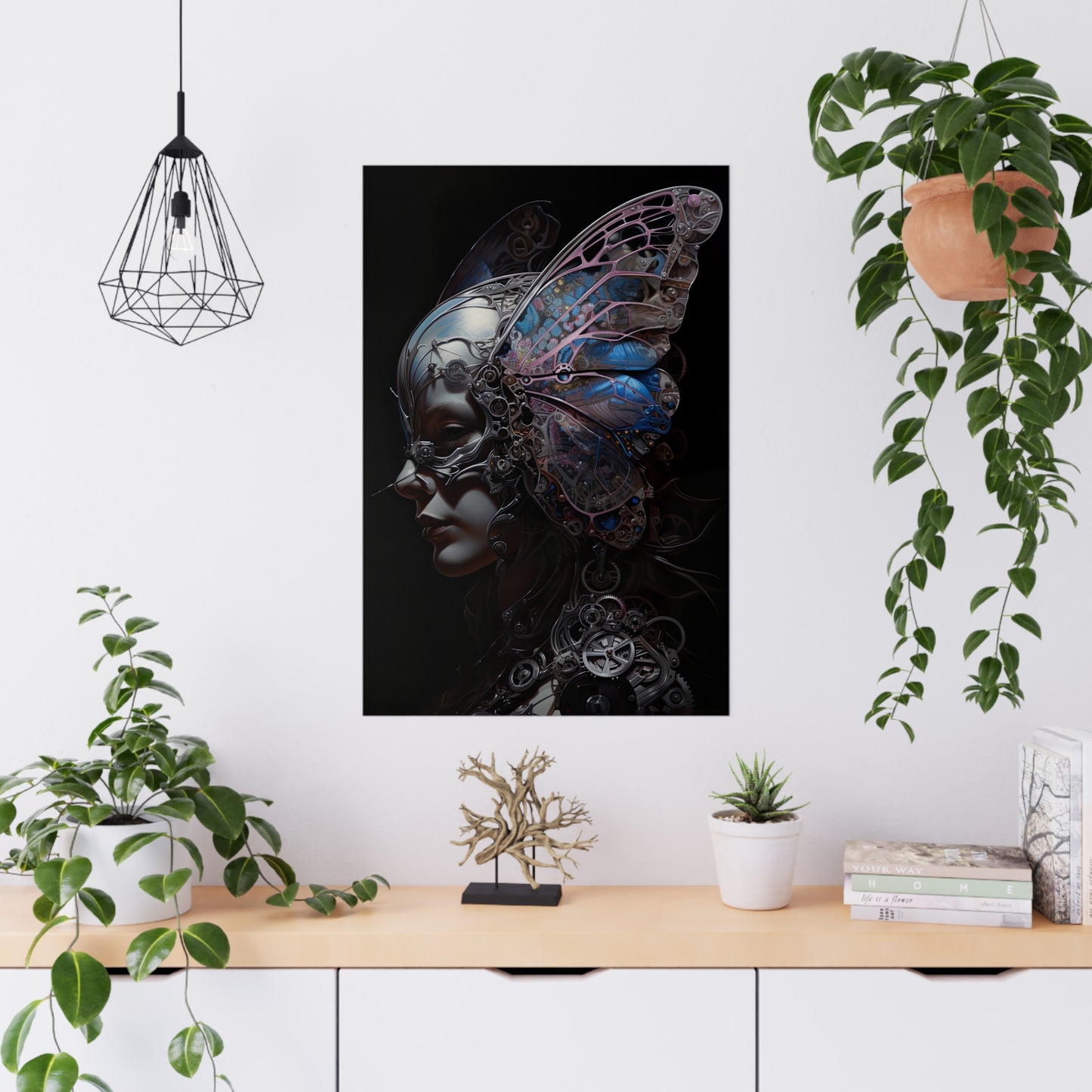 "Cybernetic Butterfly" Poster - Print