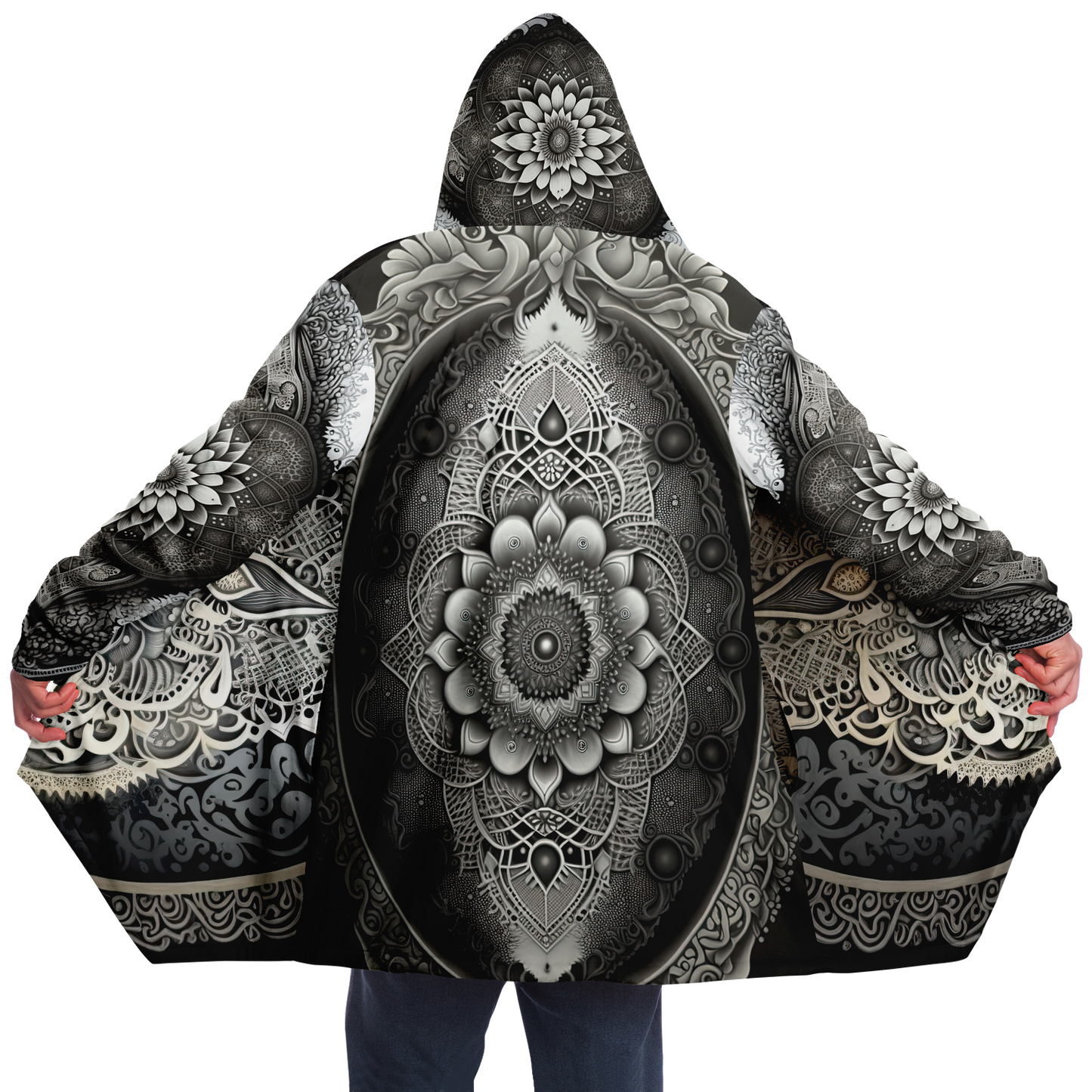 Lucid Mandala Microfleece Festival Cloak