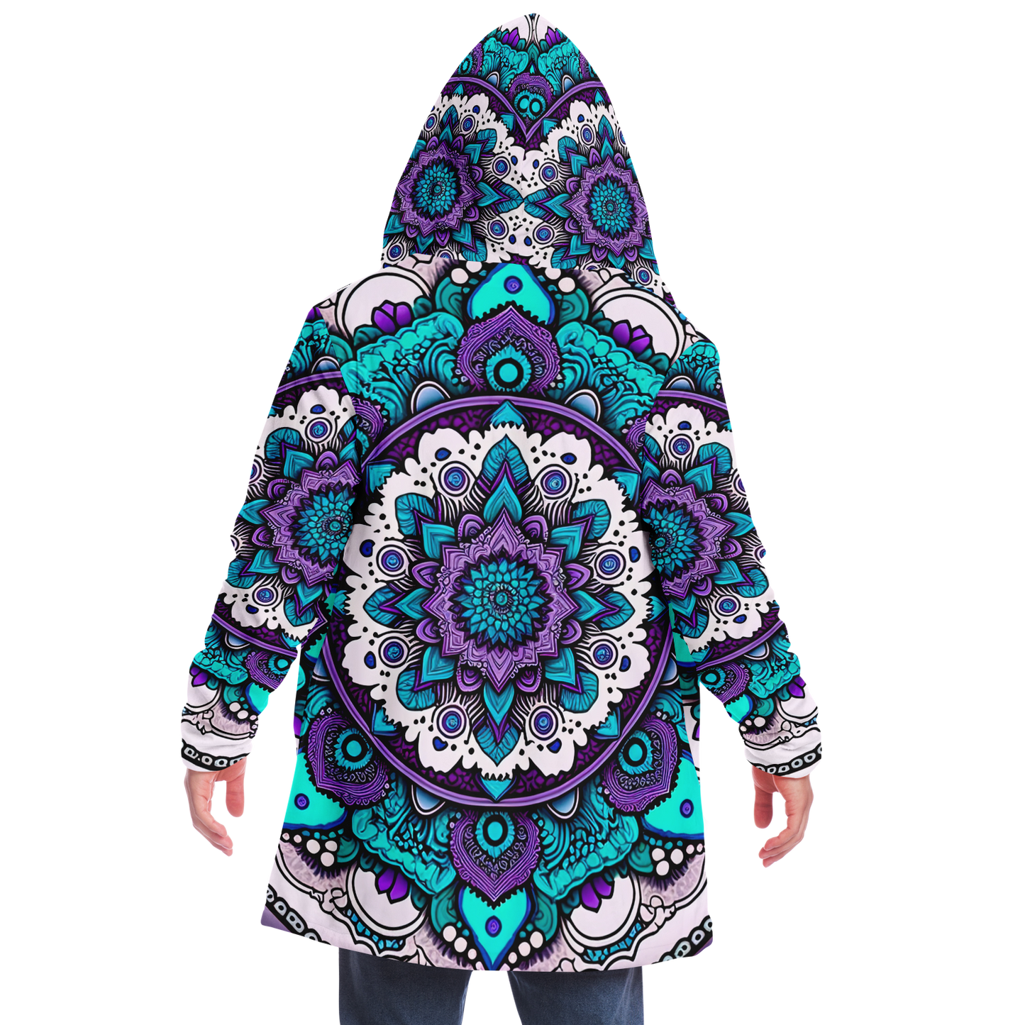 Pure Mandala Microfleece Festival Cloak