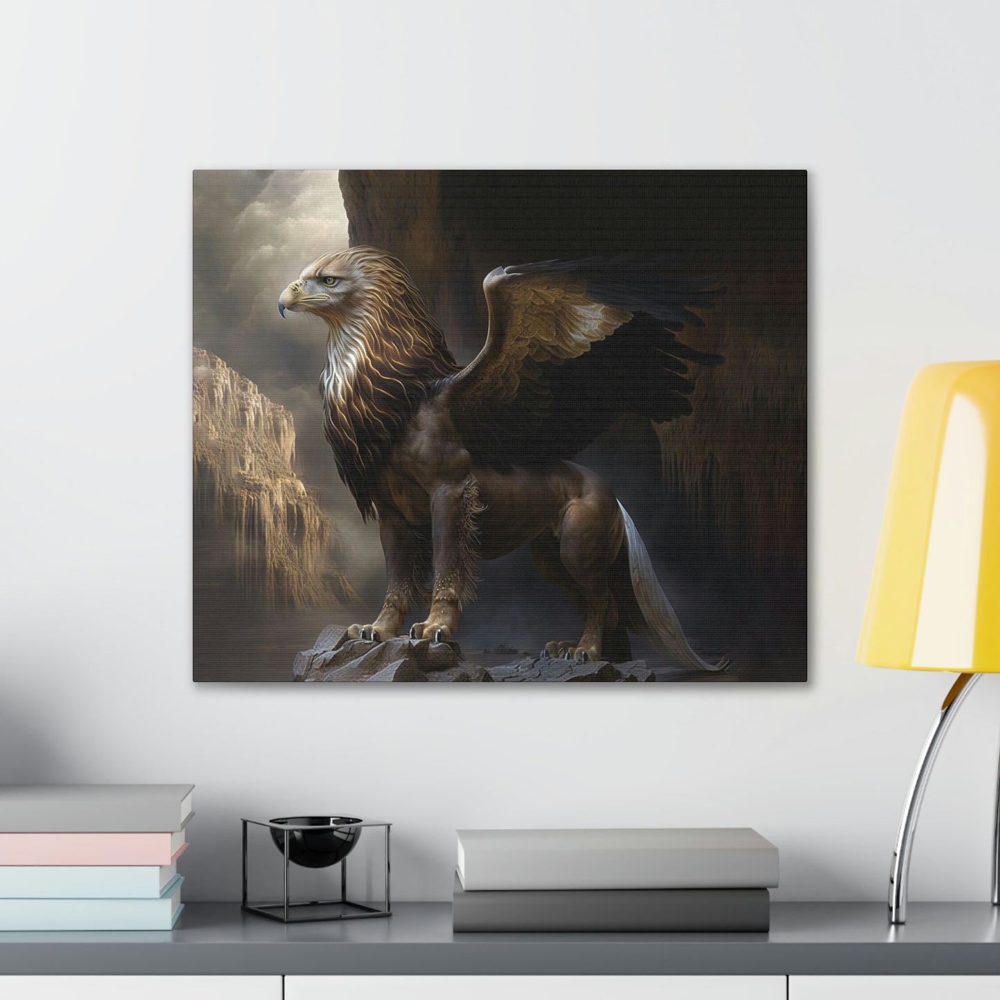 "Griffon Guard" Canvas Stretched, 0.75" - Print