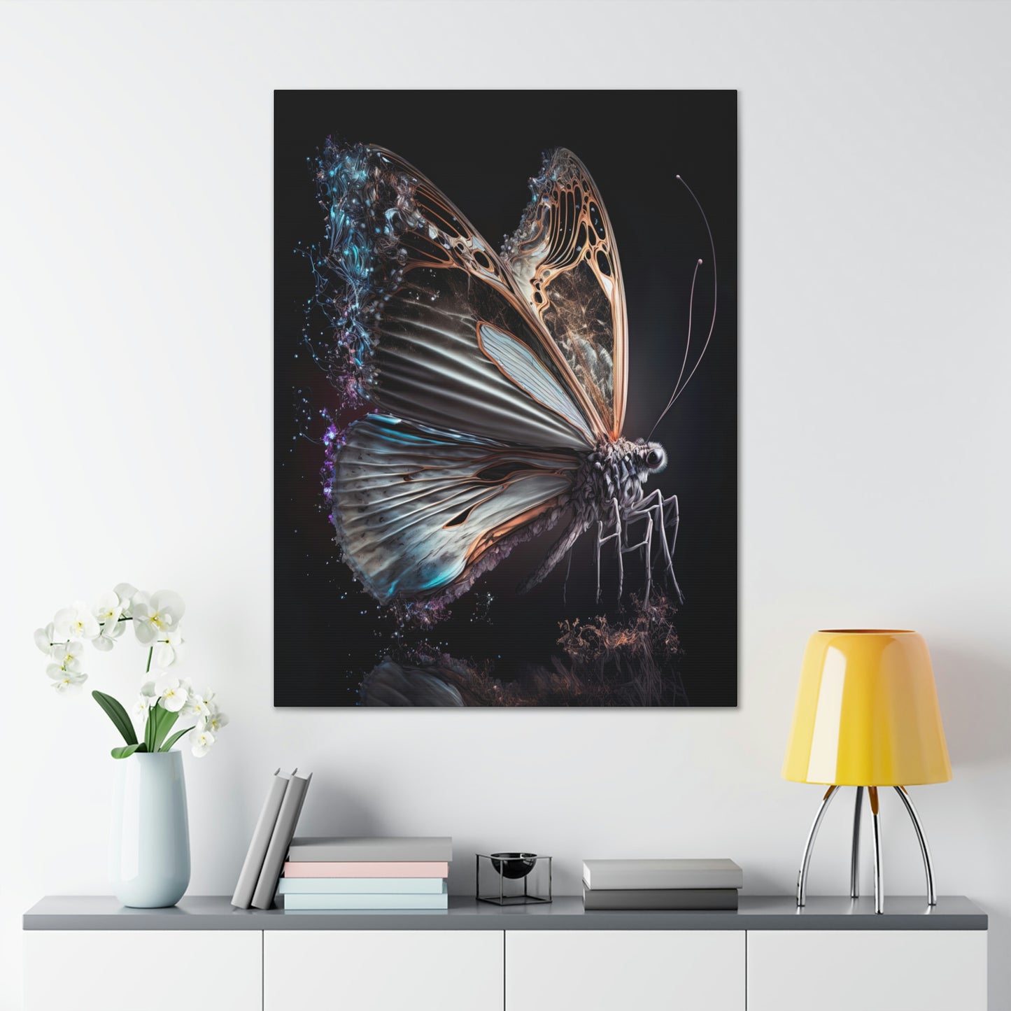 "Evaporating Butterfly" Canvas Stretched, 0.75" - Print