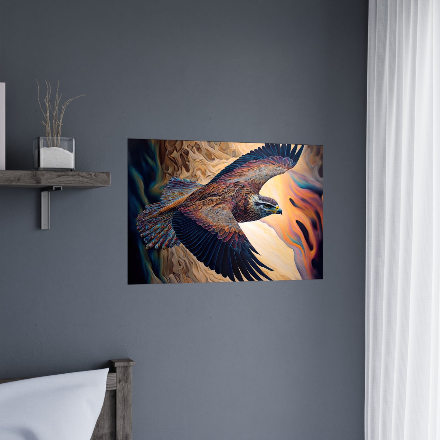 "Ivory Winged Lynx" Poster - Print