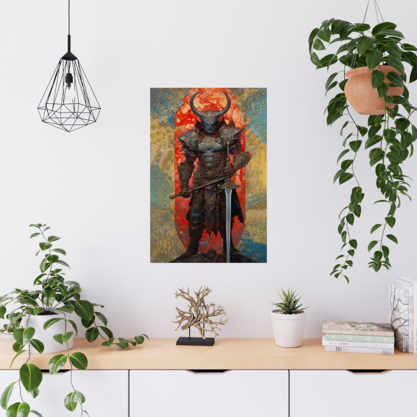 "Minotaur Champion" Poster - Print