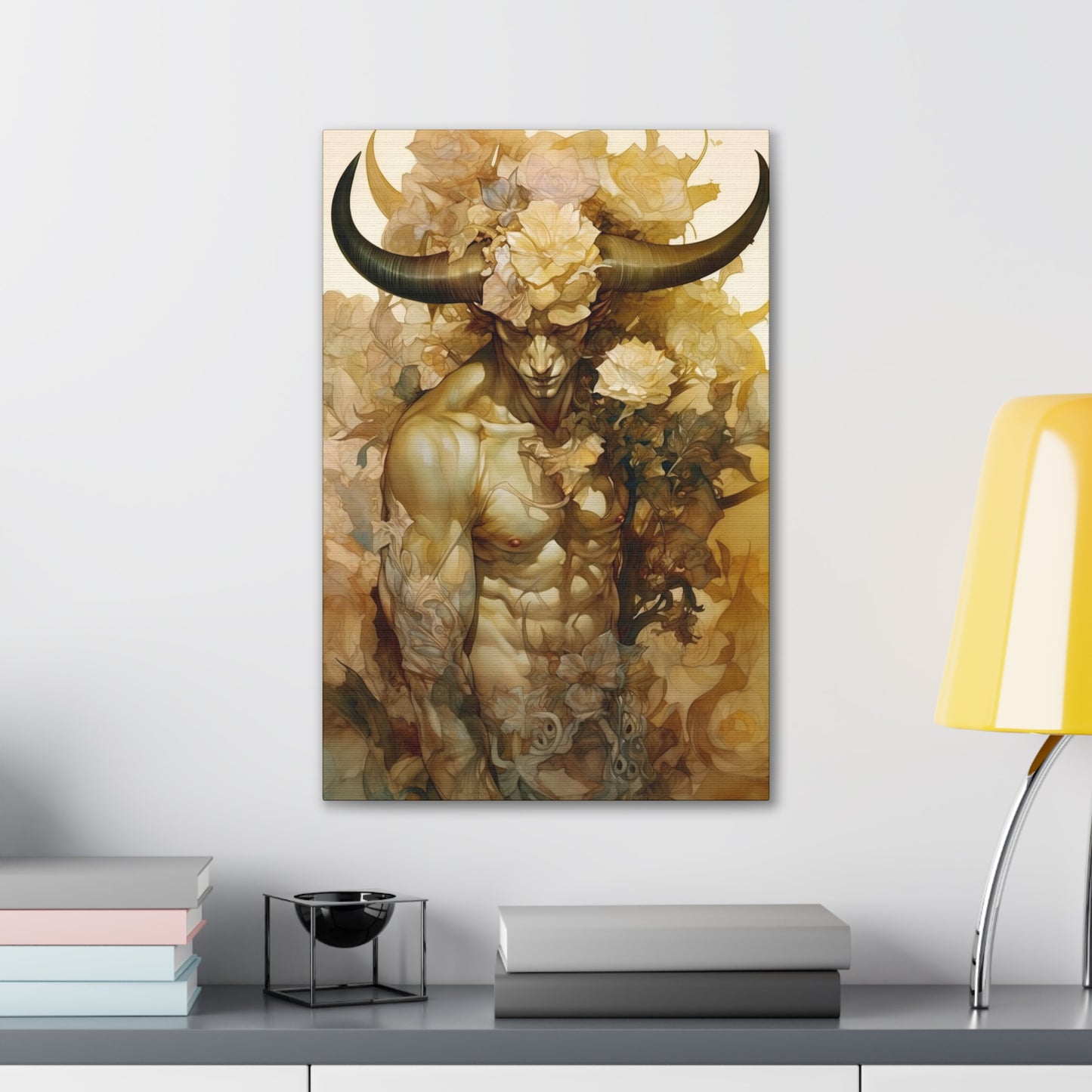 "Golden Guardian" Canvas Stretched, 0.75" - Print