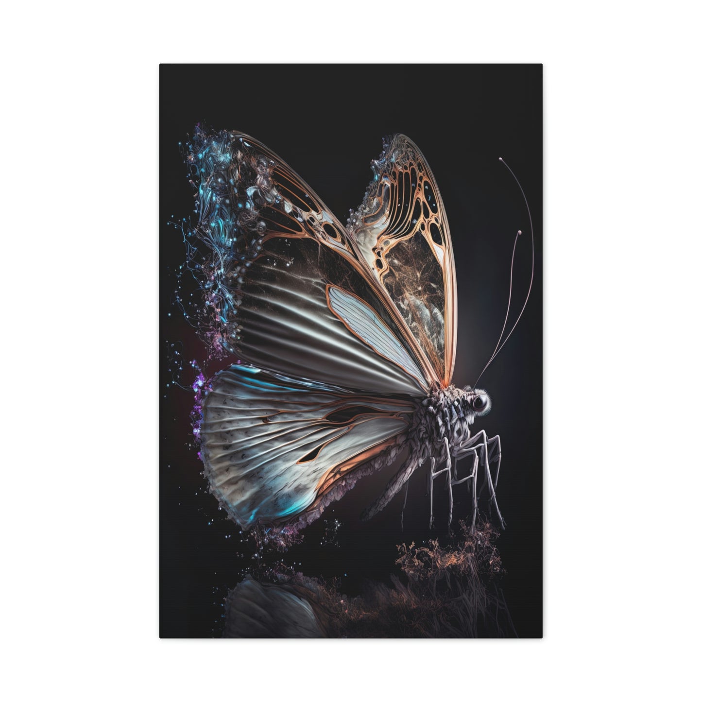 "Evaporating Butterfly" Canvas Stretched, 0.75" - Print