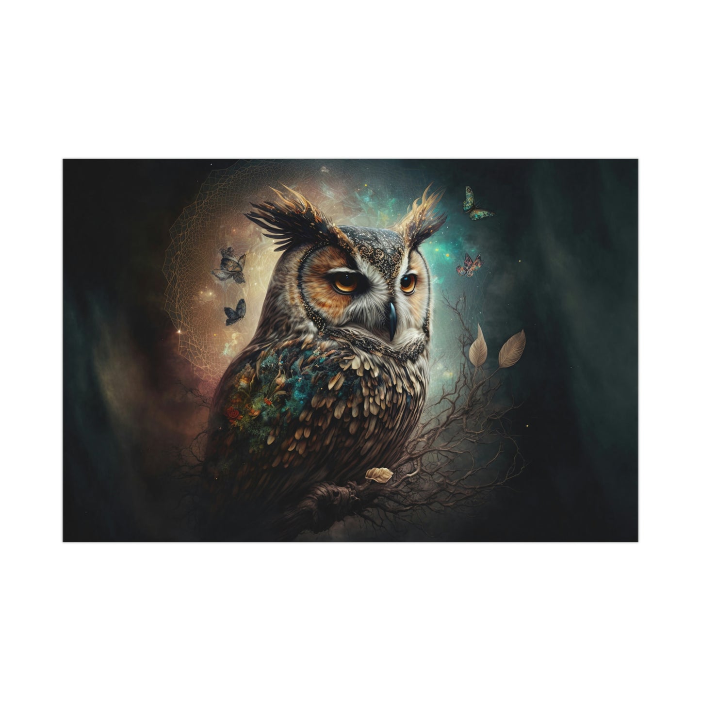 "Forest Spirit Owl" Poster - Print