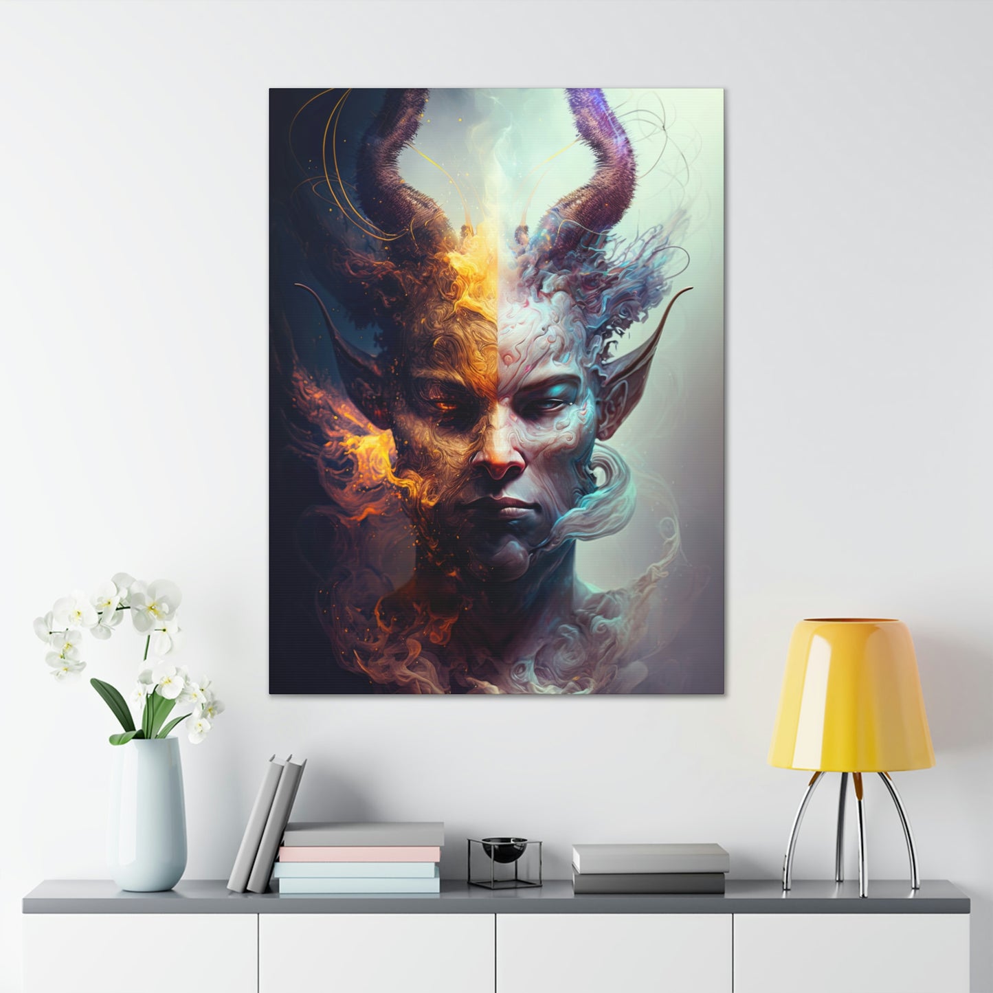 "Minotaur Dreaming" Canvas Stretched, 0.75" - Print