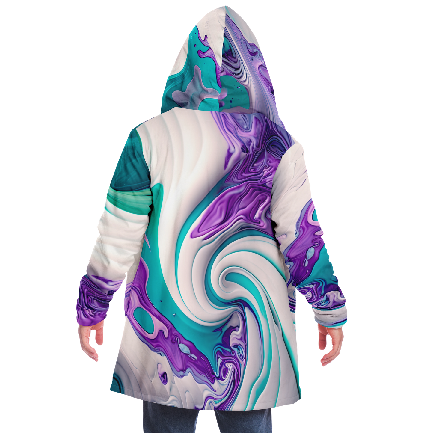 Marble Melt Microfleece Festival Cloak