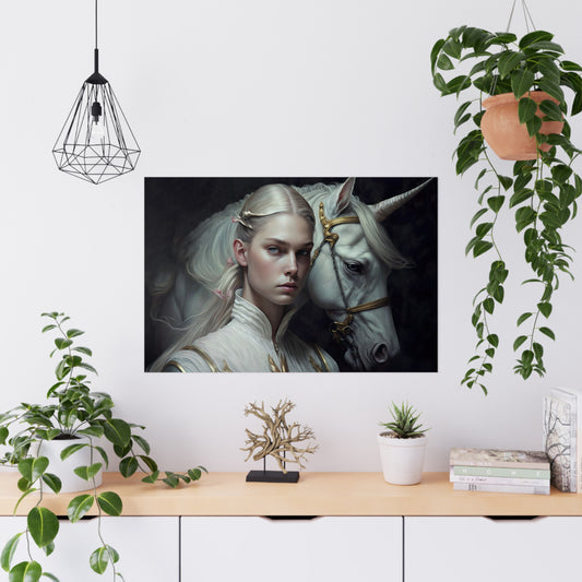 "Unicorn Carer" Poster - Print