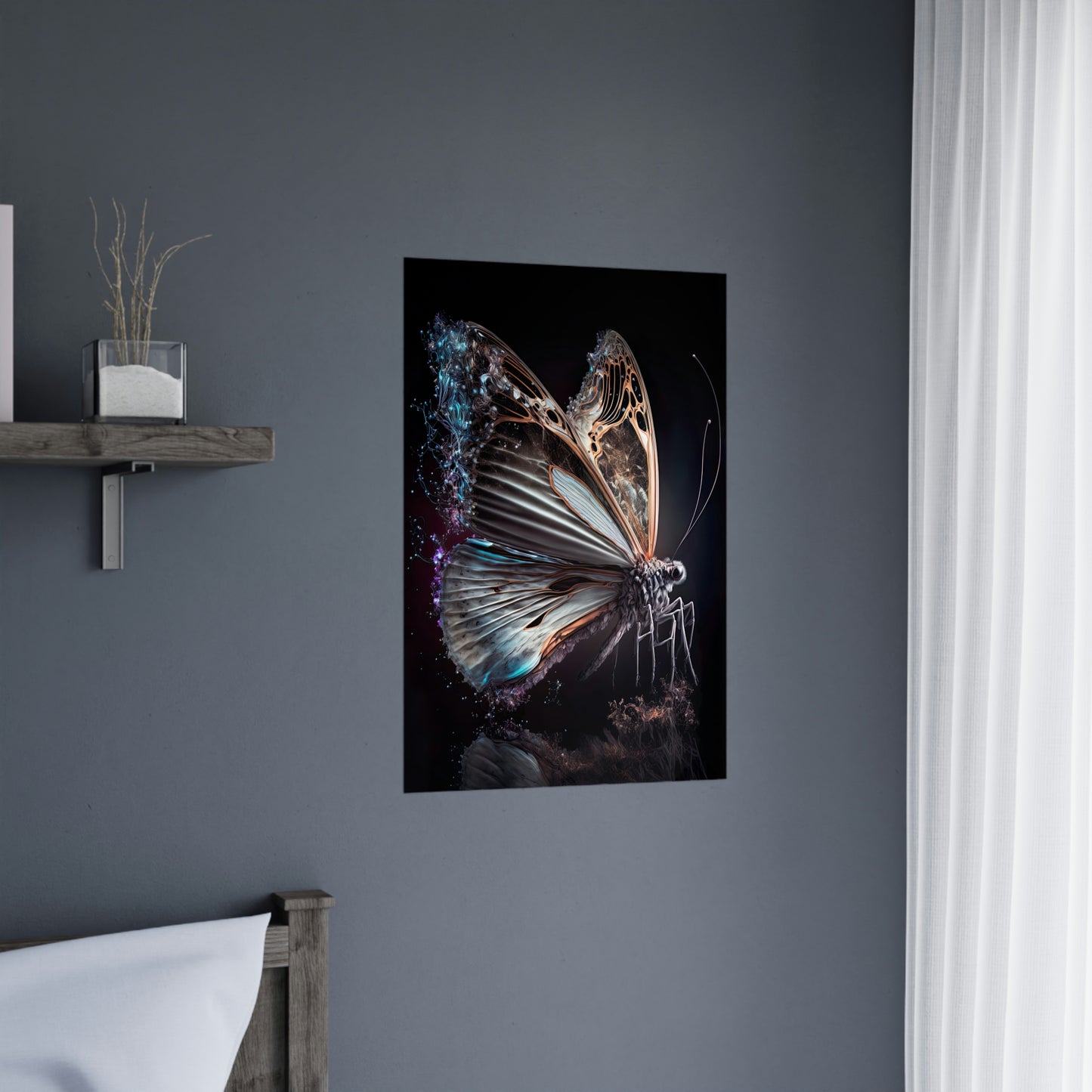 "Evaporating Butterfly" Poster - Print