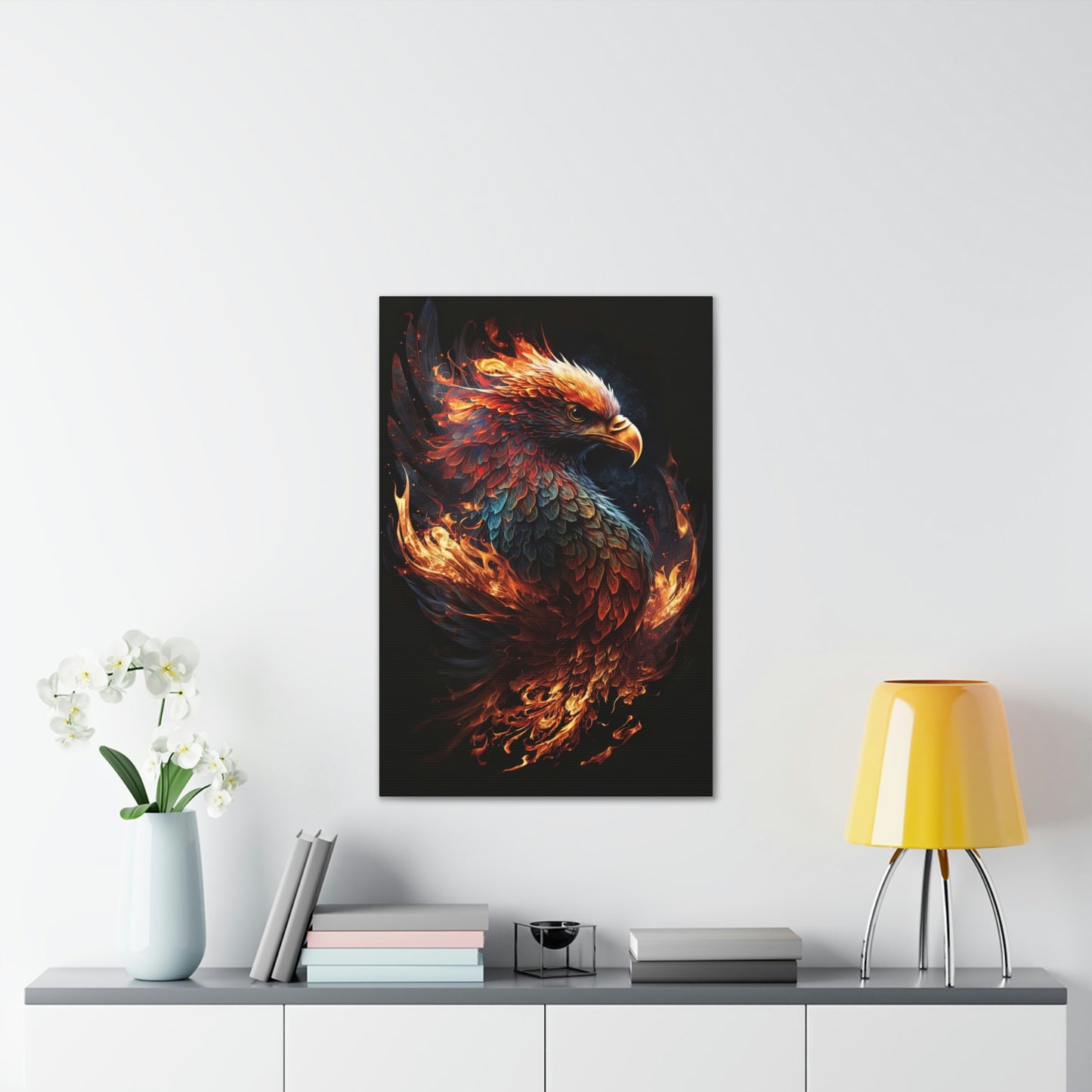 "Phoenix Flare" Canvas Stretched, 0.75" - Print