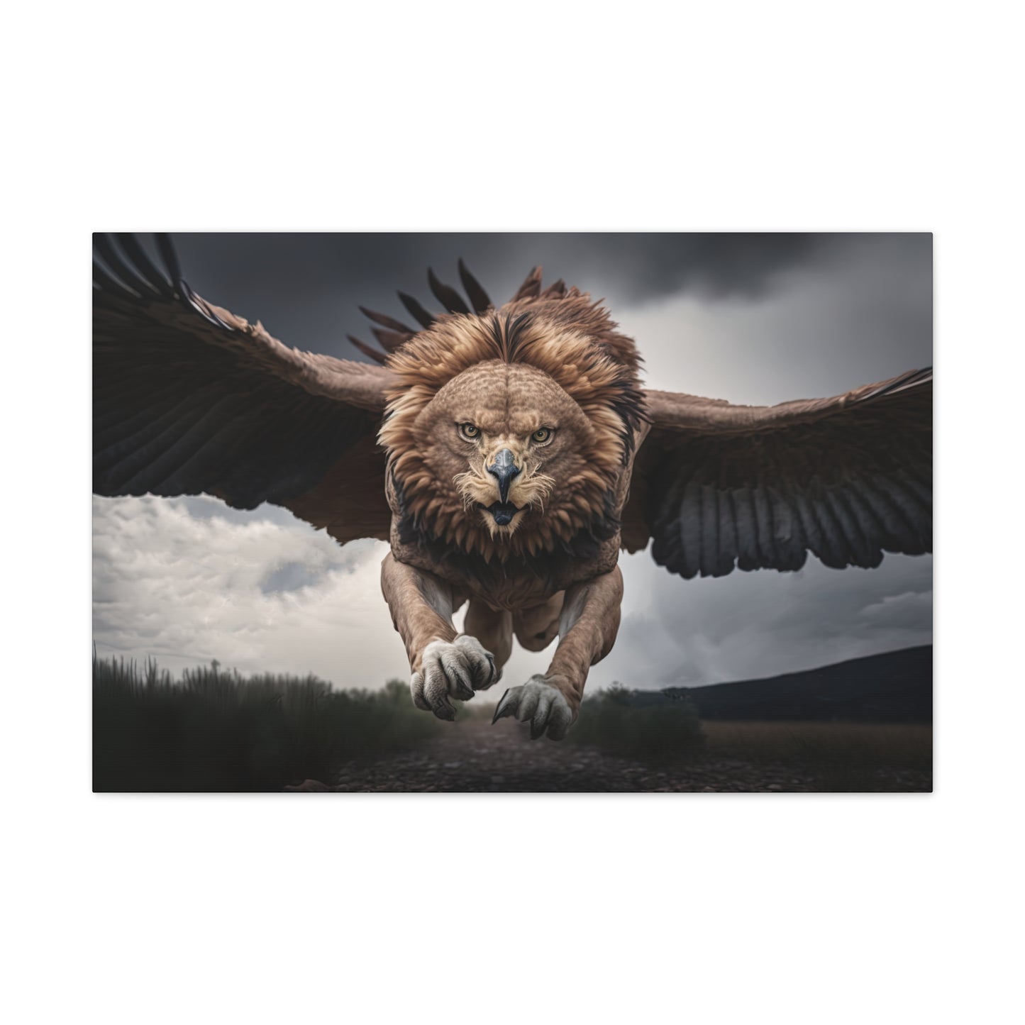 "Wildlife Griffon"  Canvas Stretched, 0.75" - Print