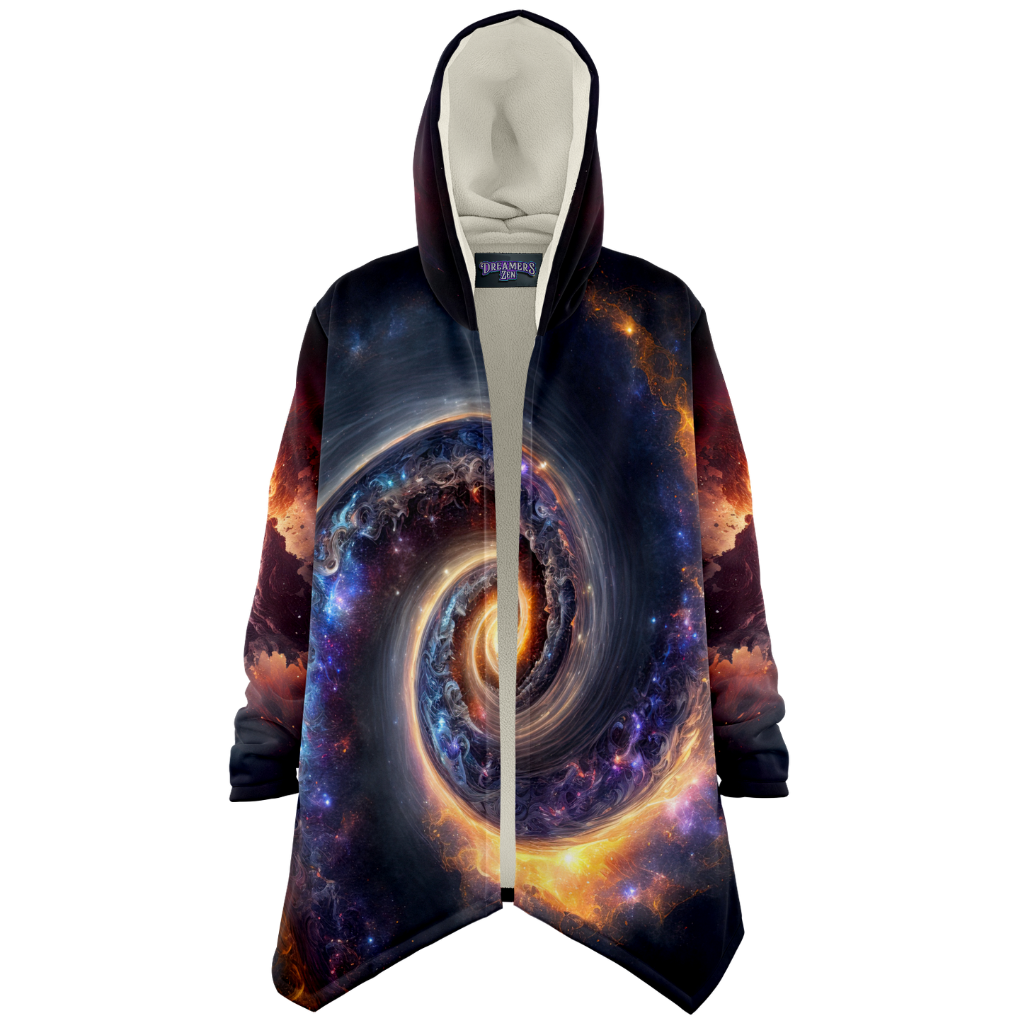 Galaxy Drift Microfleece Festival Cloak