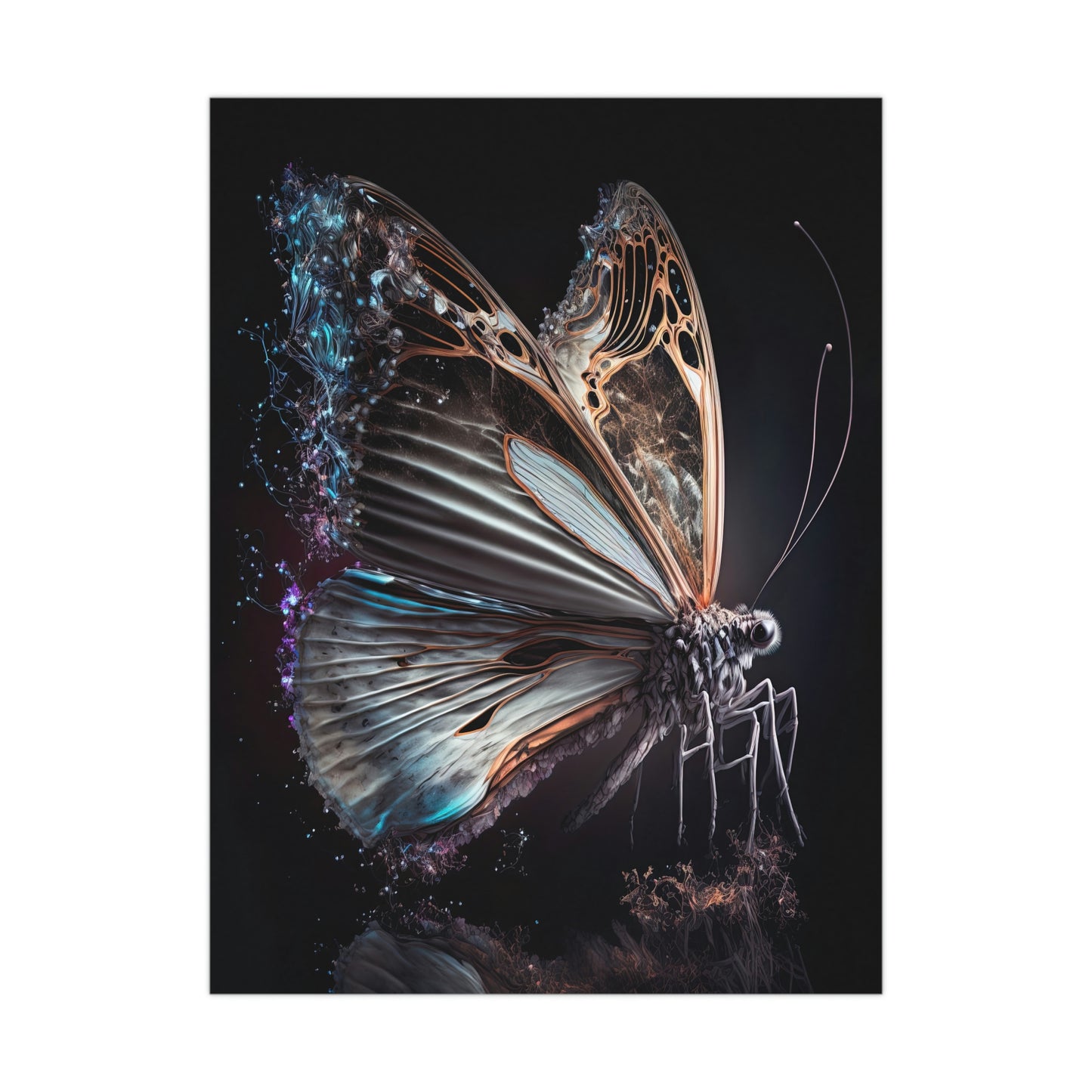 "Evaporating Butterfly" Poster - Print