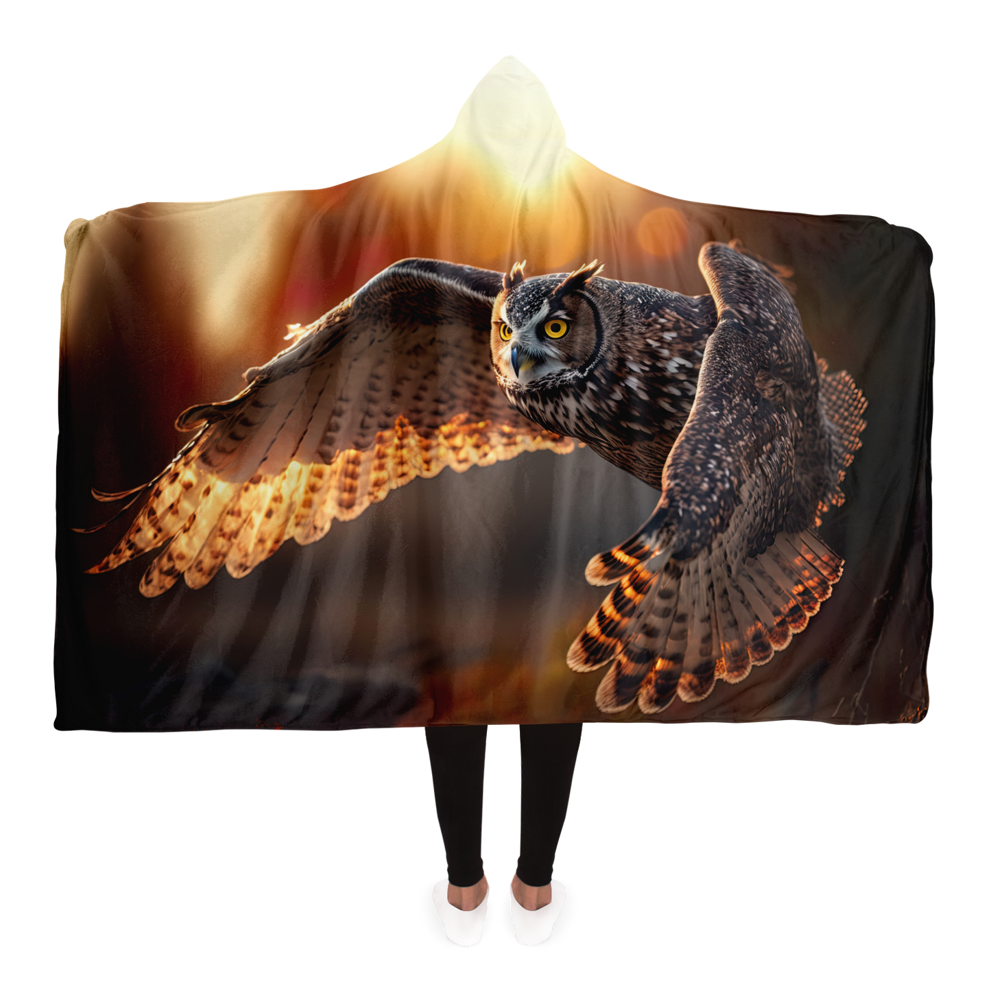 Owl Scout Hooded Blanket