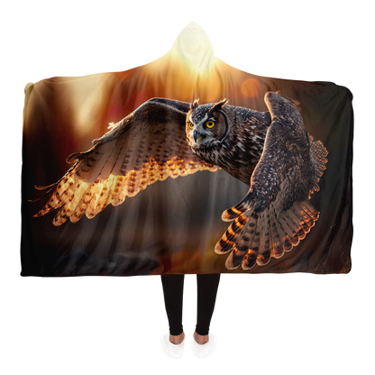 Owl Scout Hooded Blanket