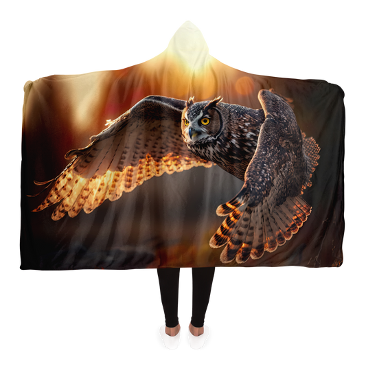 Owl Scout Hooded Blanket