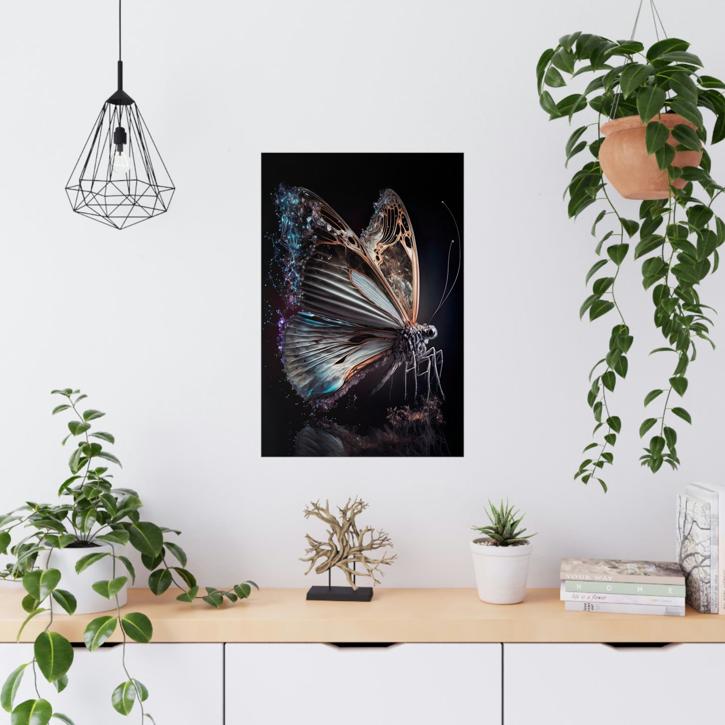 "Evaporating Butterfly" Poster - Print