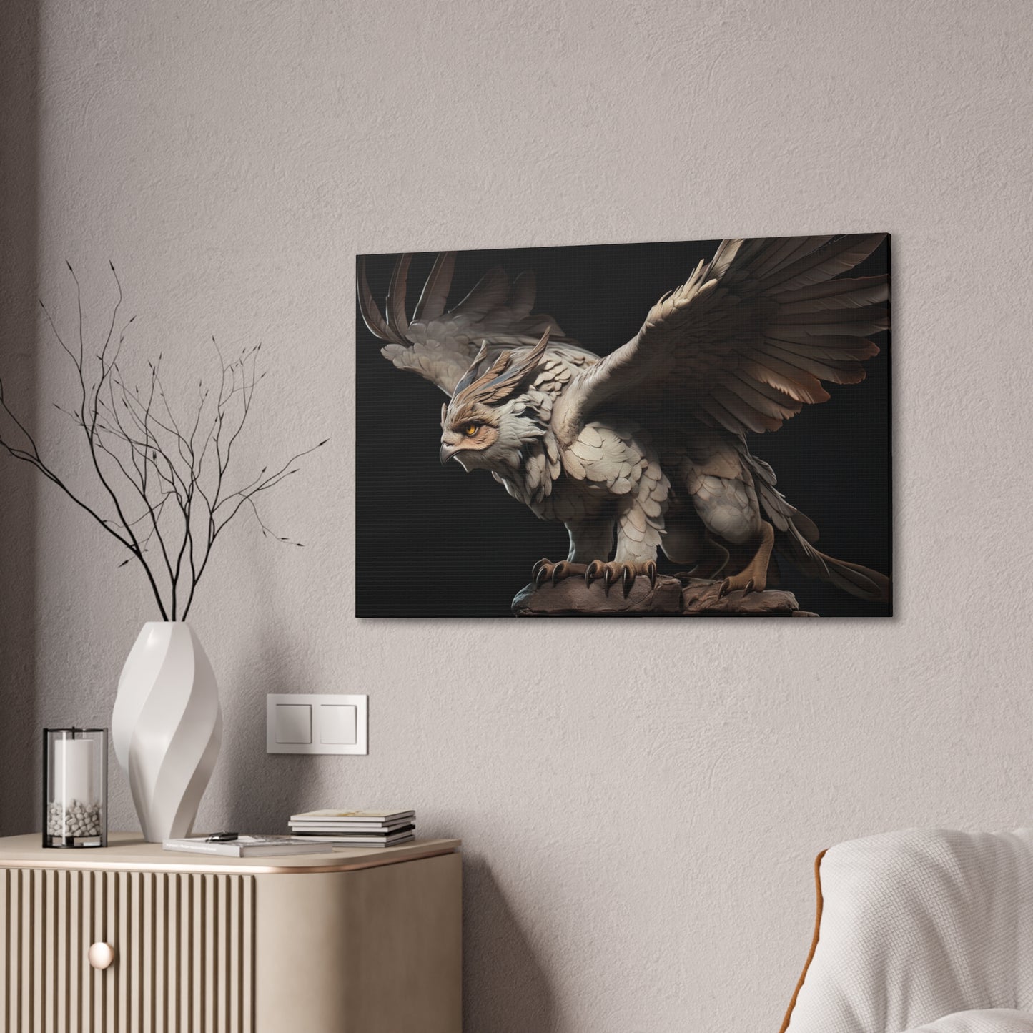 "Gaze Of The Griffon"  Canvas Stretched, 0.75" - Print