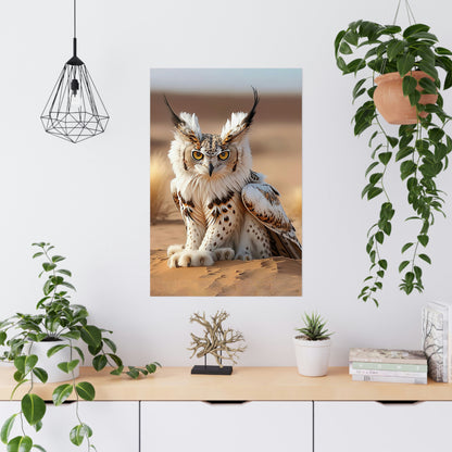 "Lynx Owl" Poster - Print