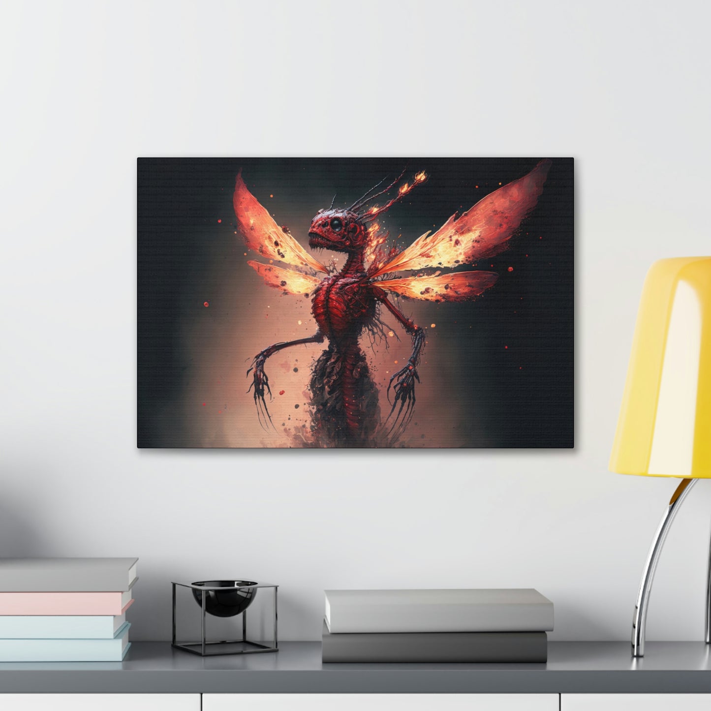 "Dragon Spryte Resurrection" Canvas Stretched, 0.75" - Print