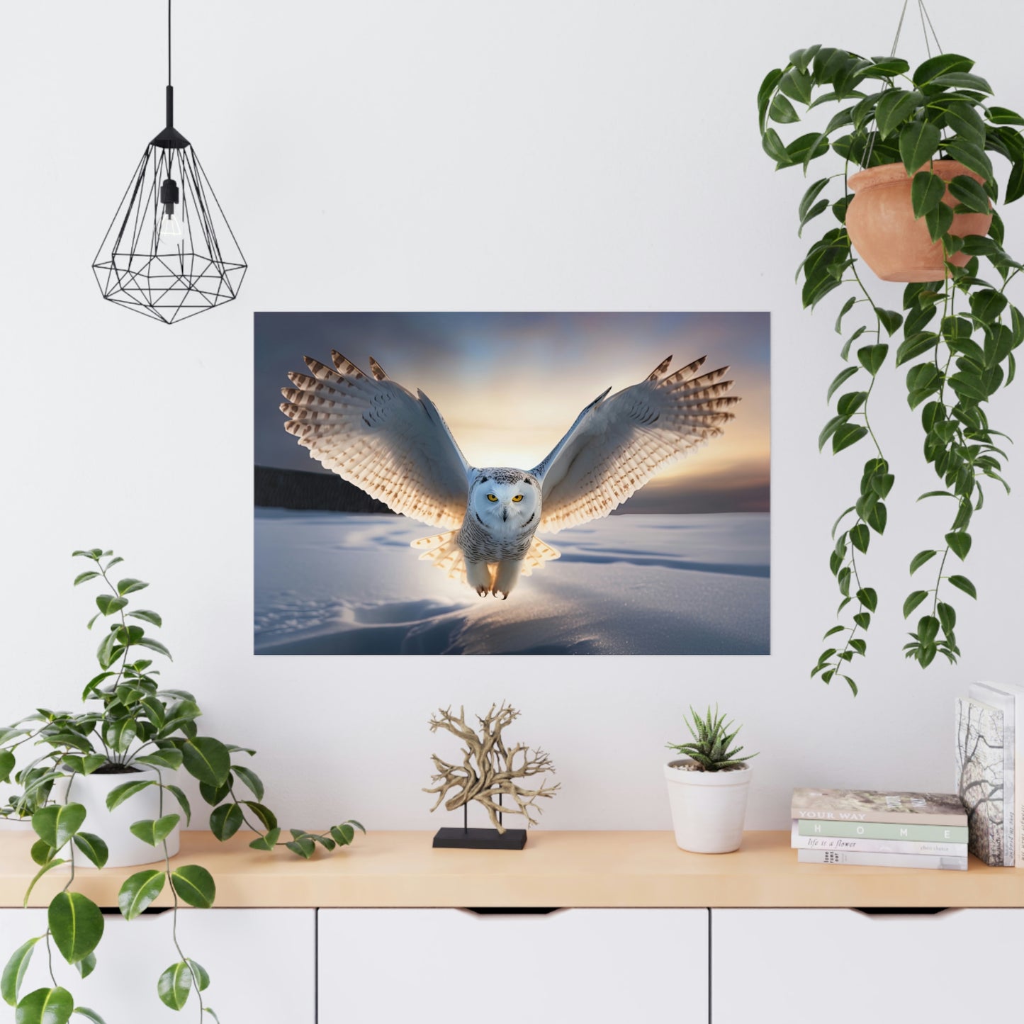 "Snow Owl" Poster - Print