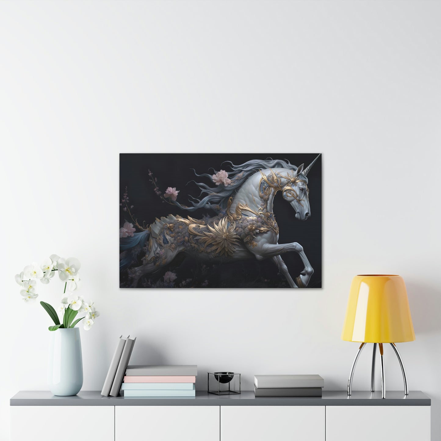 "Unicorn Dreams" Canvas Stretched, 0.75" - Print