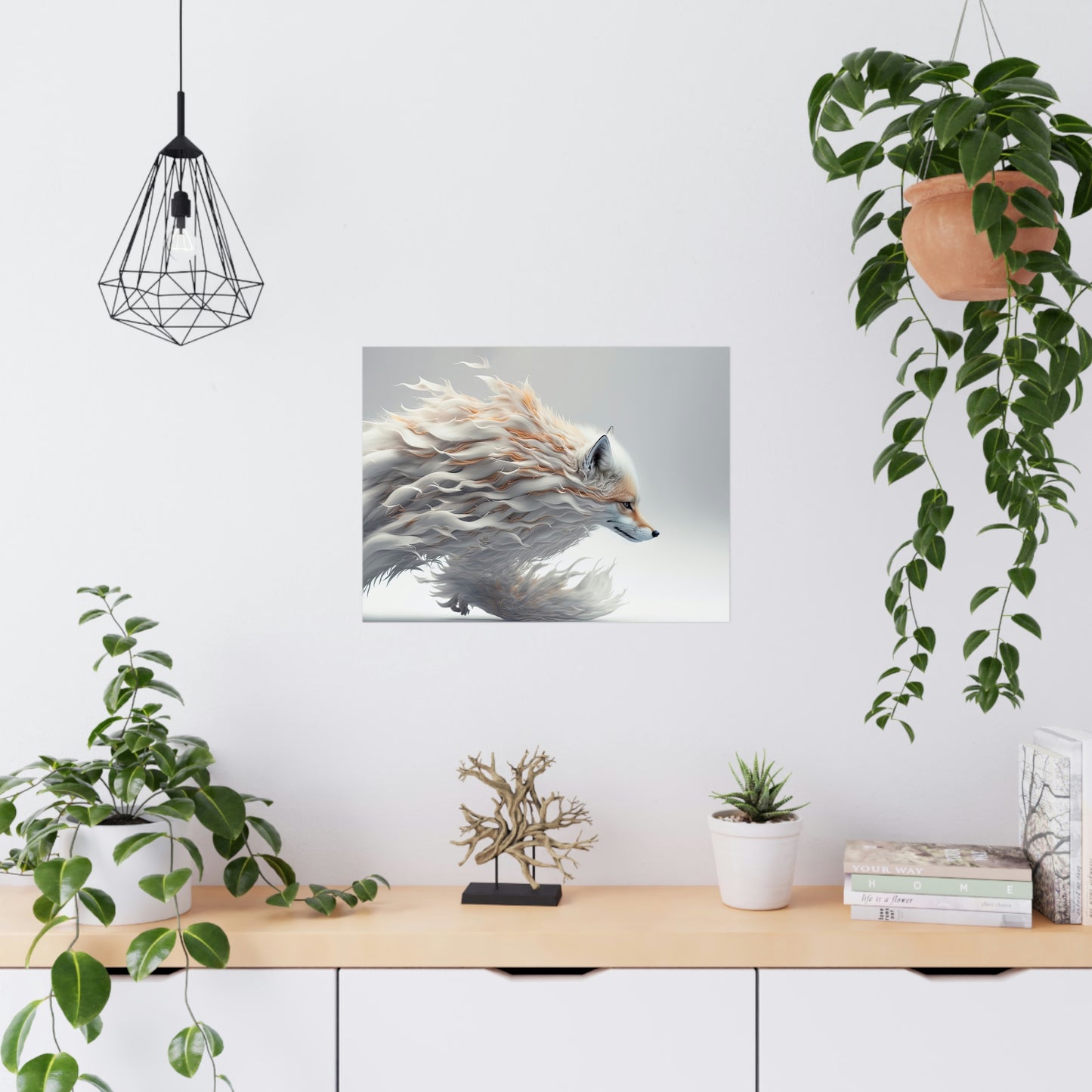 "Wind Element Fox" Poster - Print