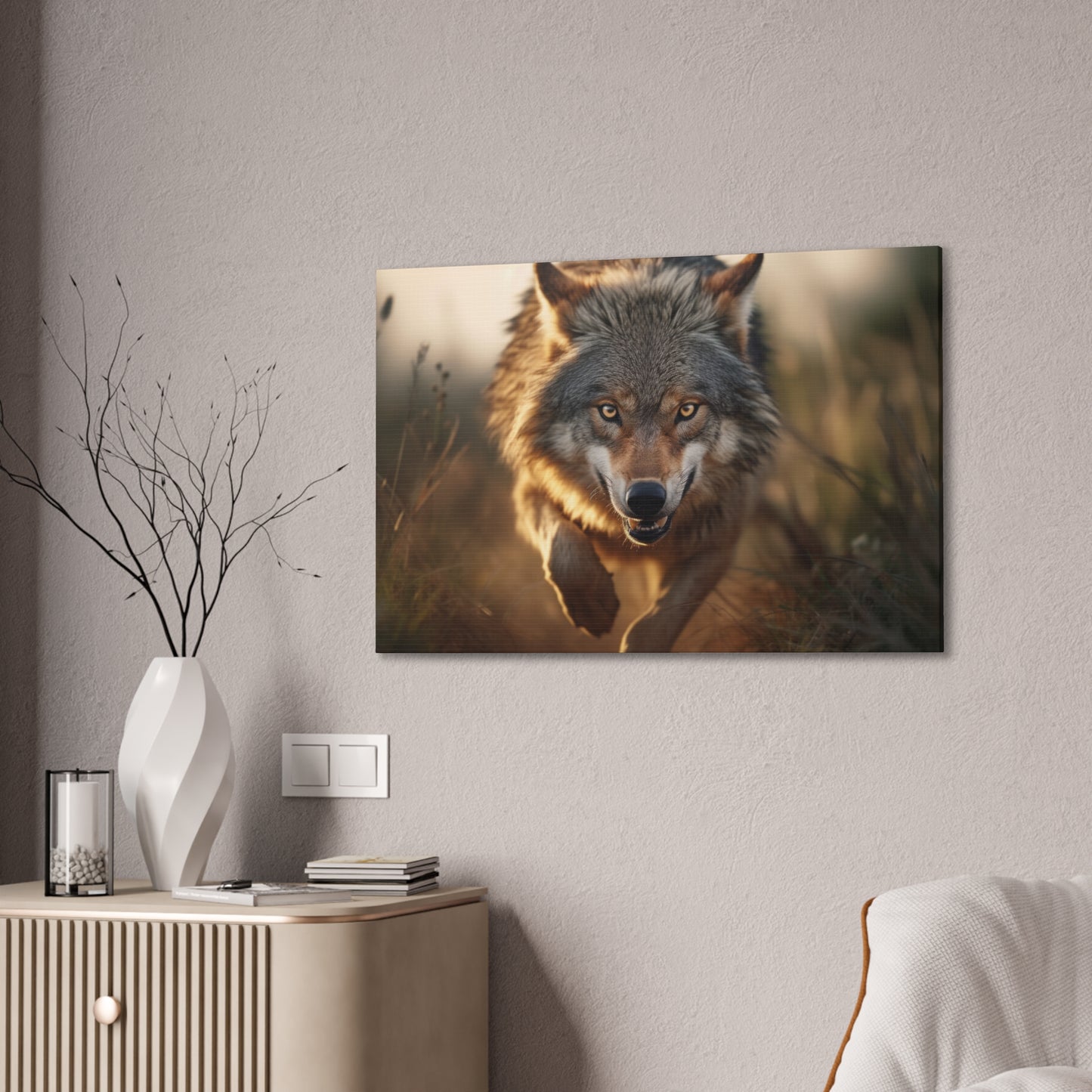 "Stealthy Stalker"  Canvas Stretched, 0.75" - Print