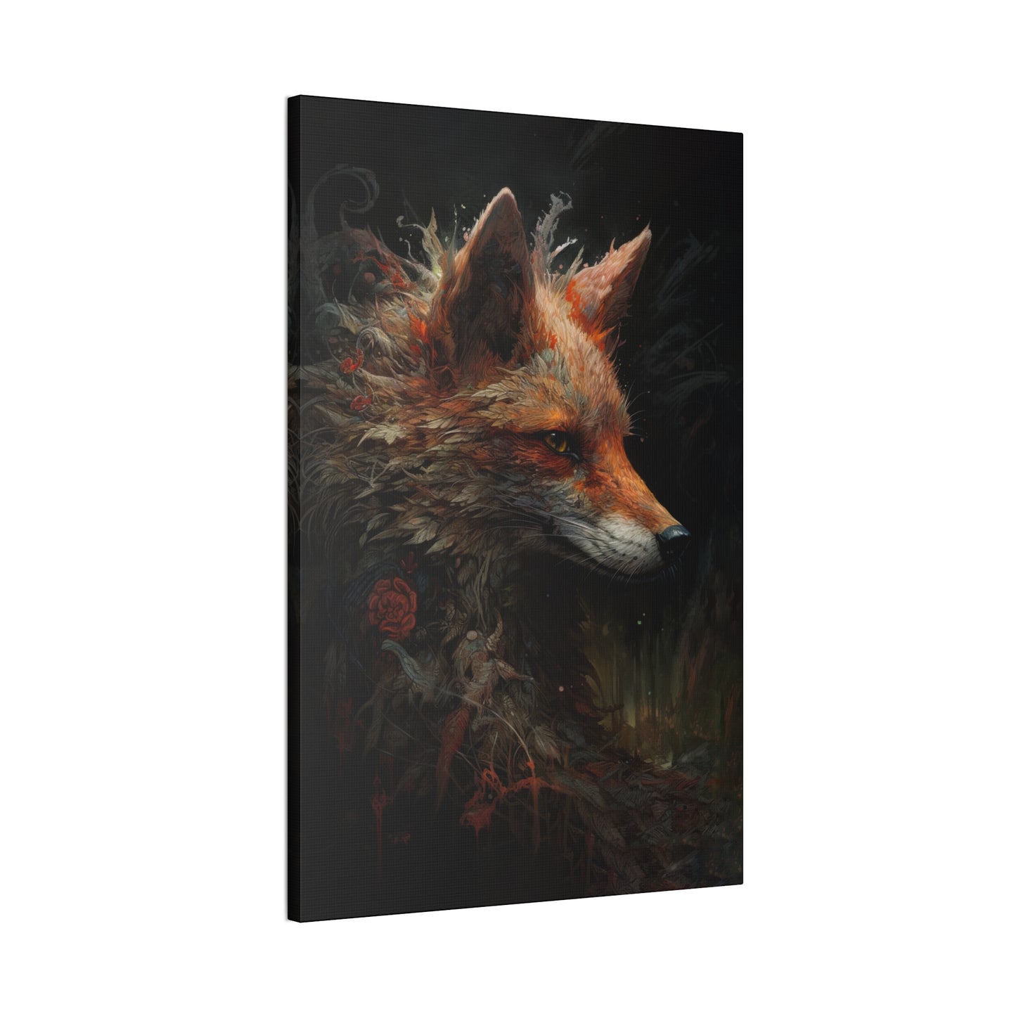 "Forest Fox " Canvas Stretched, 0.75" - Print