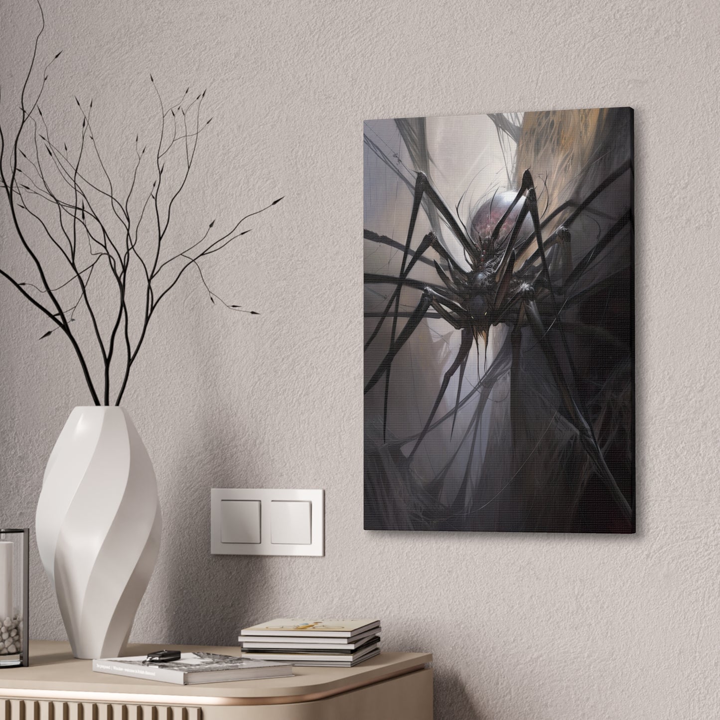 "Shadow Weaver" Canvas Stretched, 0.75" - Print